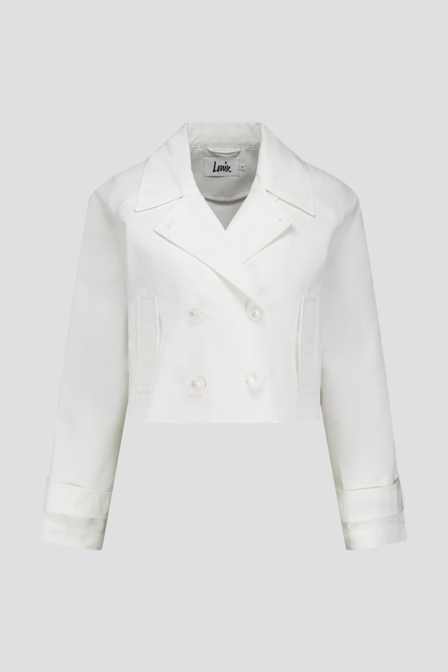 Trenchcoat courte blanche de Louise pour Femmes
