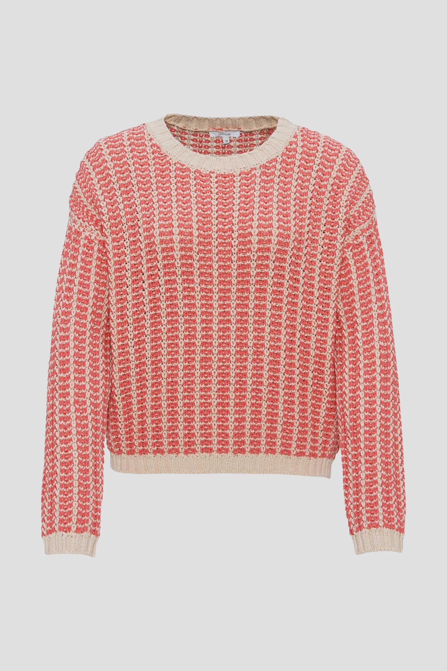 Trui in koraalroze-beige van Opus voor Dames