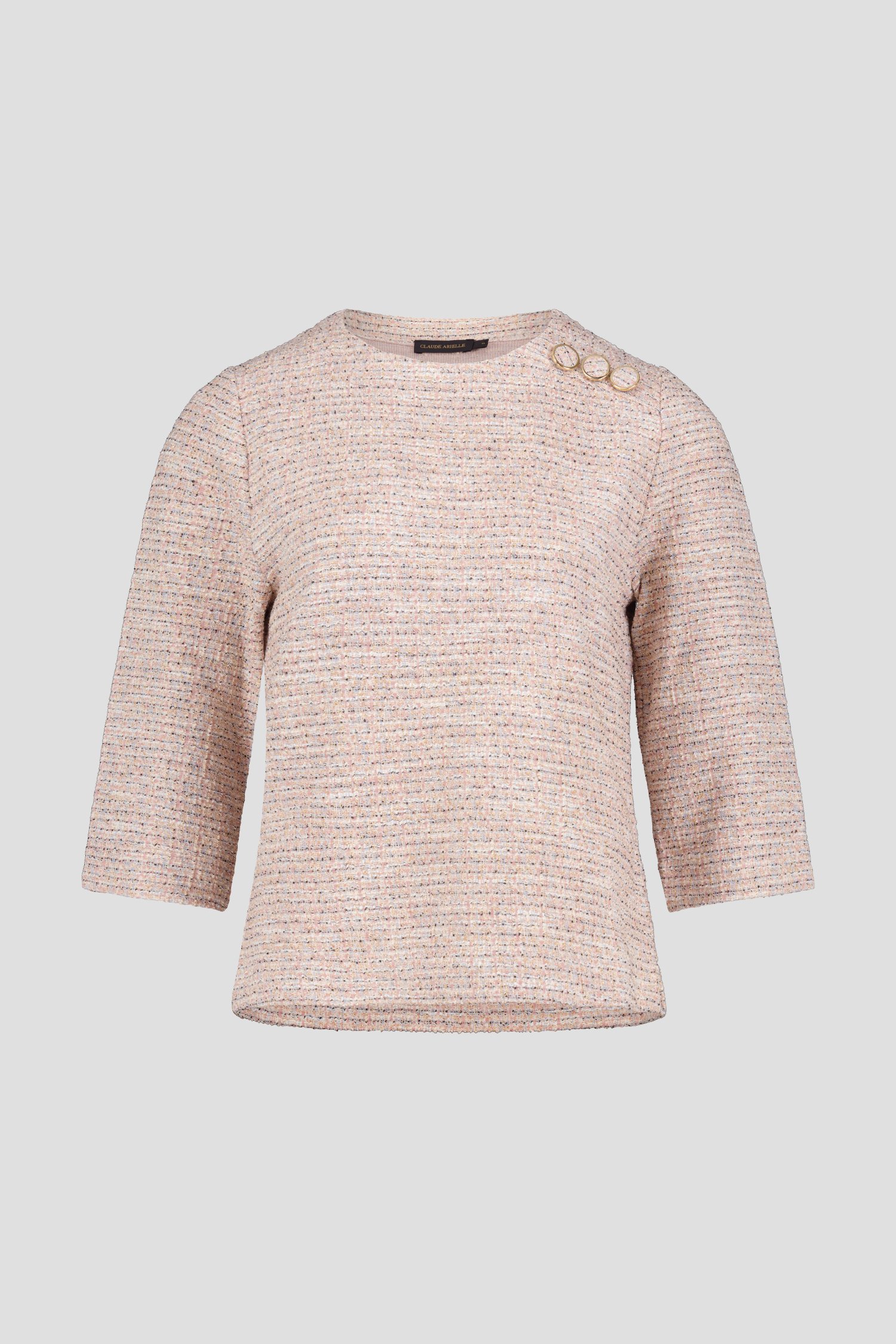 Truitje in pastel bouclé van Claude Arielle voor Dames