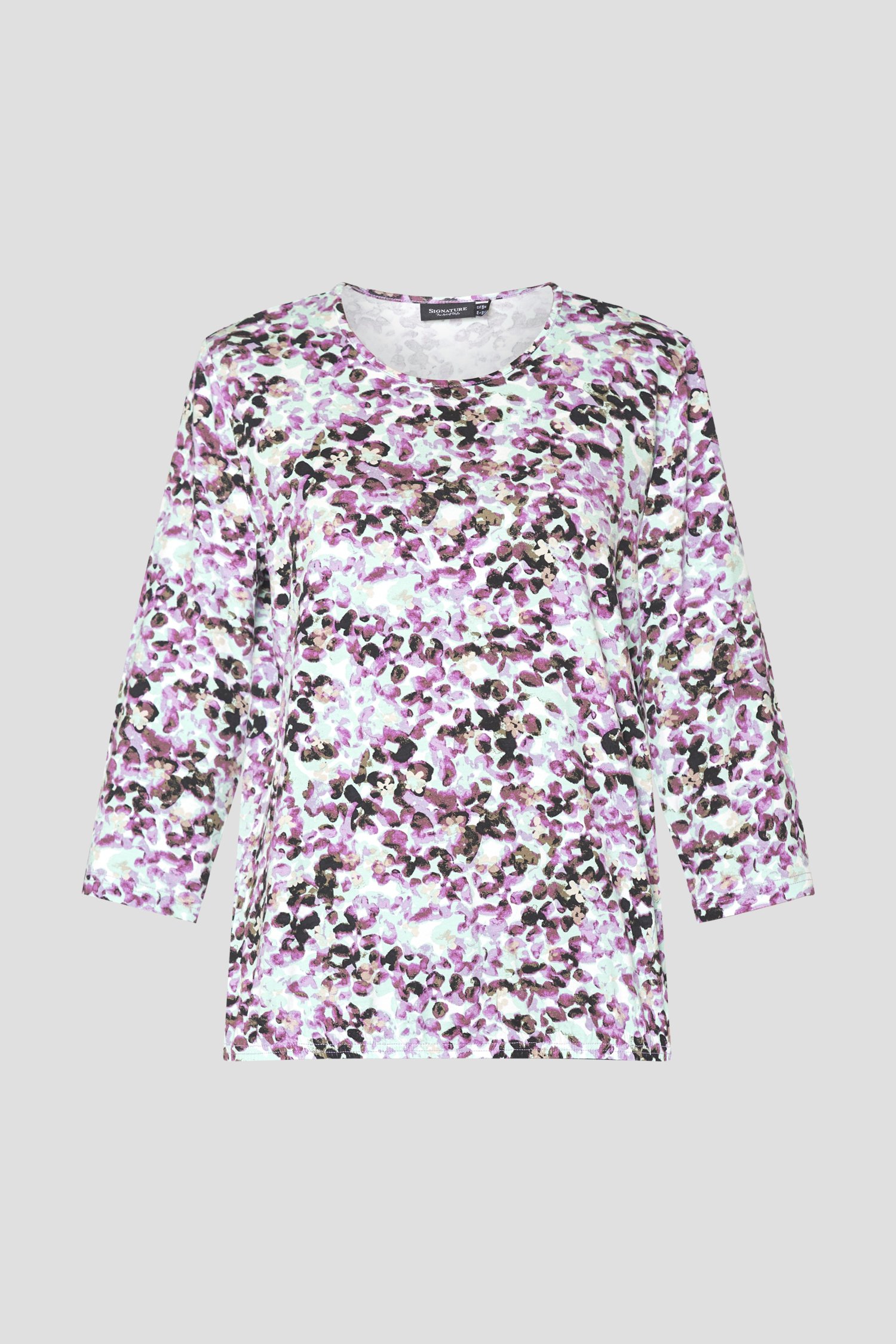 Truitje met kleurrijke vlekkenprint van Signature voor Dames