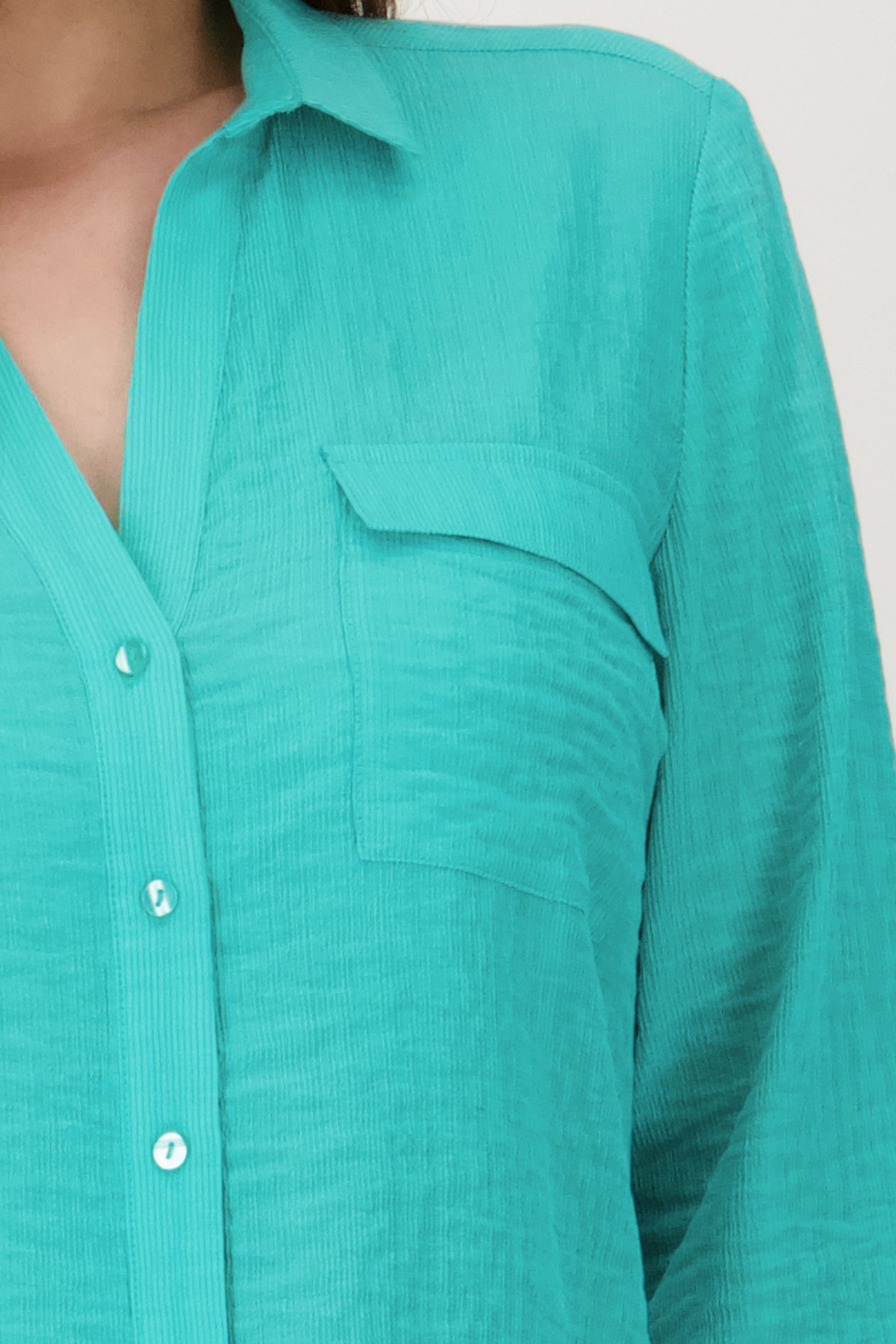 Turquoise blouse van Libelle voor Dames