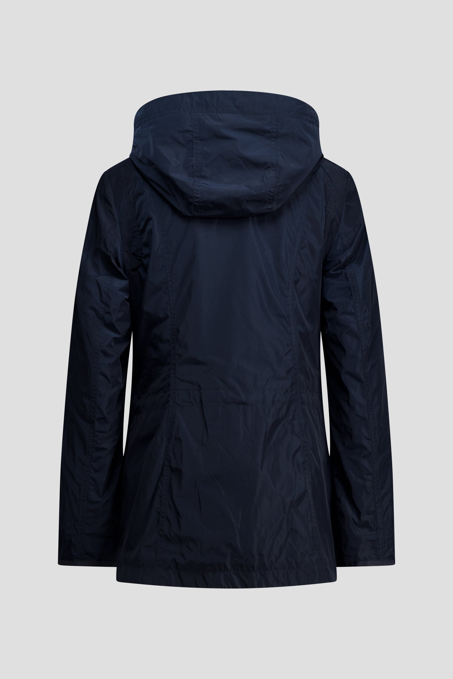 Photo produit 2 de Veste bleu foncé avec capuche amovible de Barbara Lebek pour Femmes