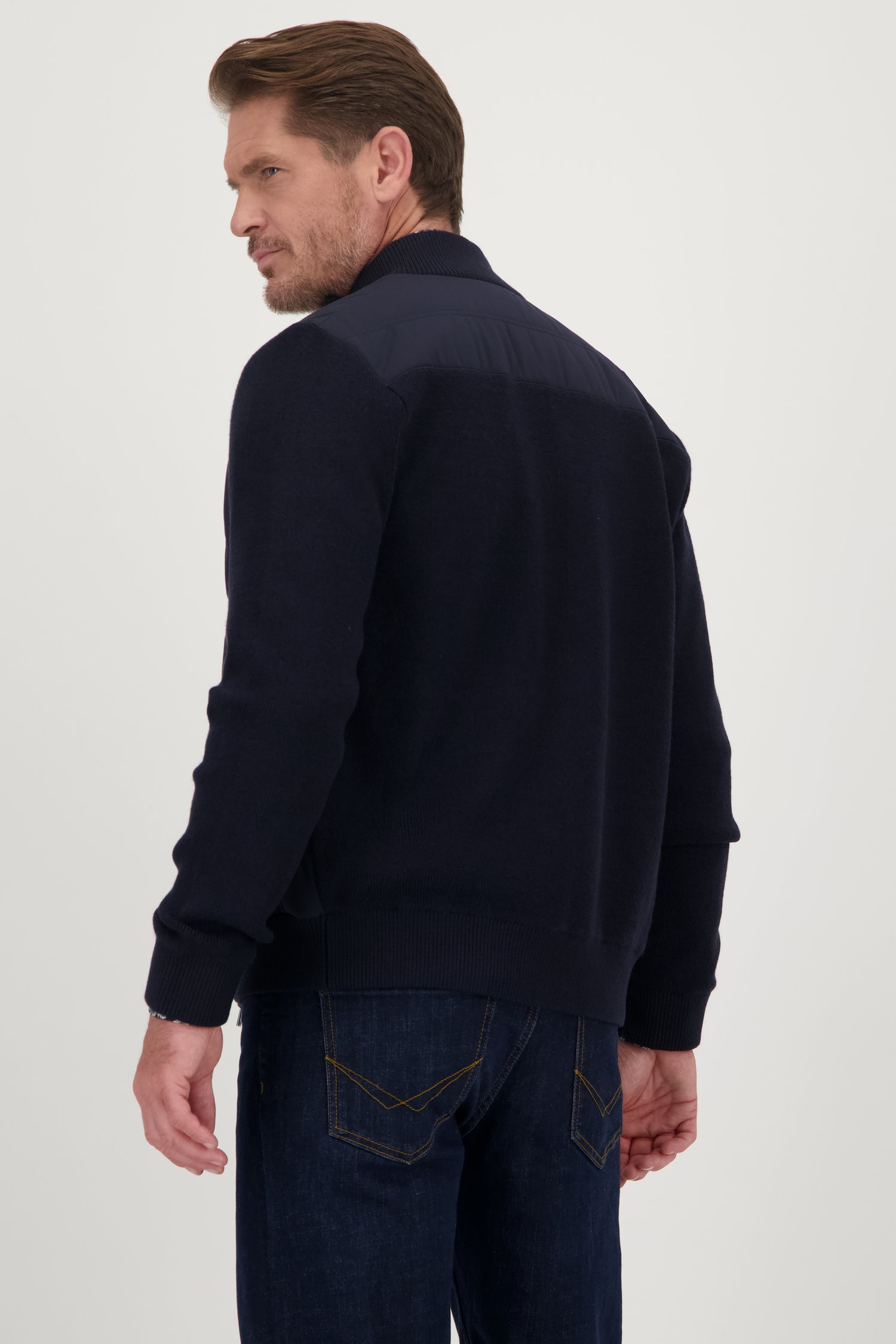 Le dos de Veste bleu foncé de Dansaert Blue pour Hommes