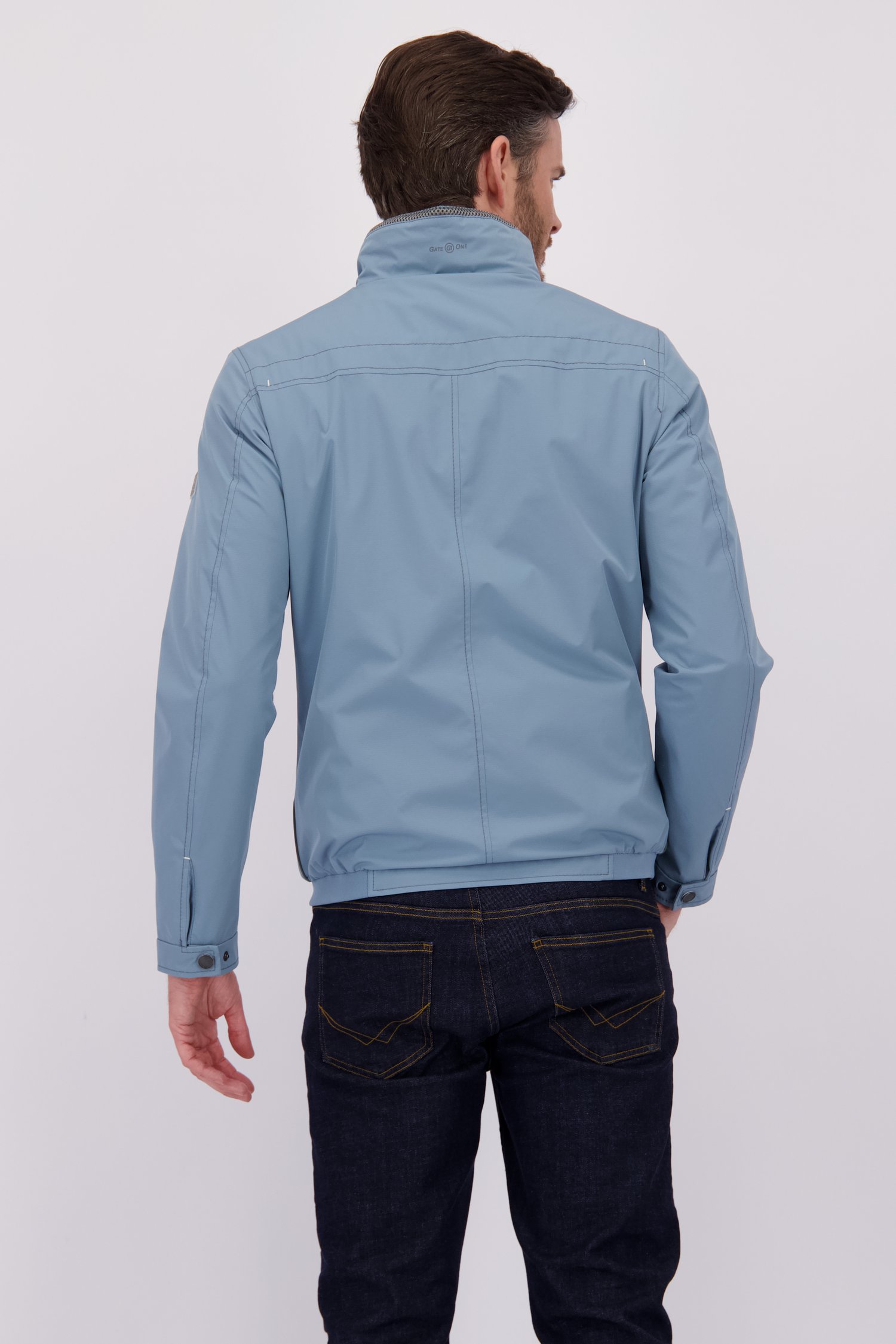 Le dos de Veste bleu de Gate One pour Hommes