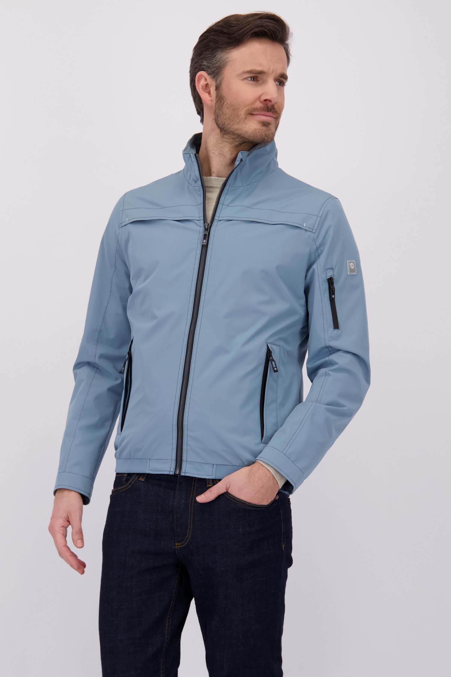 Le devant de Veste bleu de Gate One pour Hommes