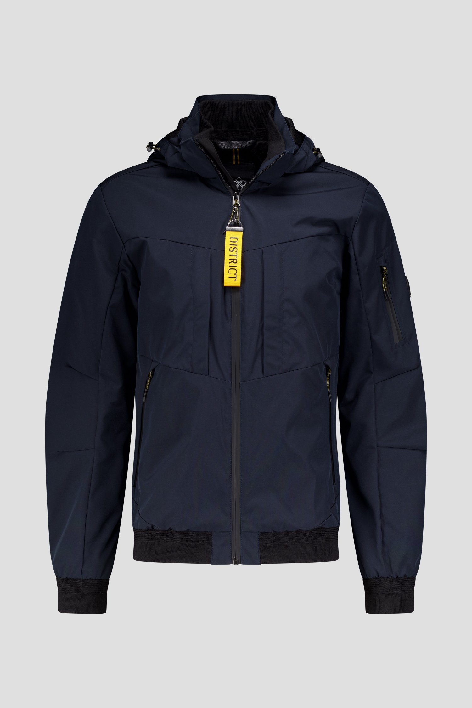 Veste bleu marine avec capuche de District pour Hommes
