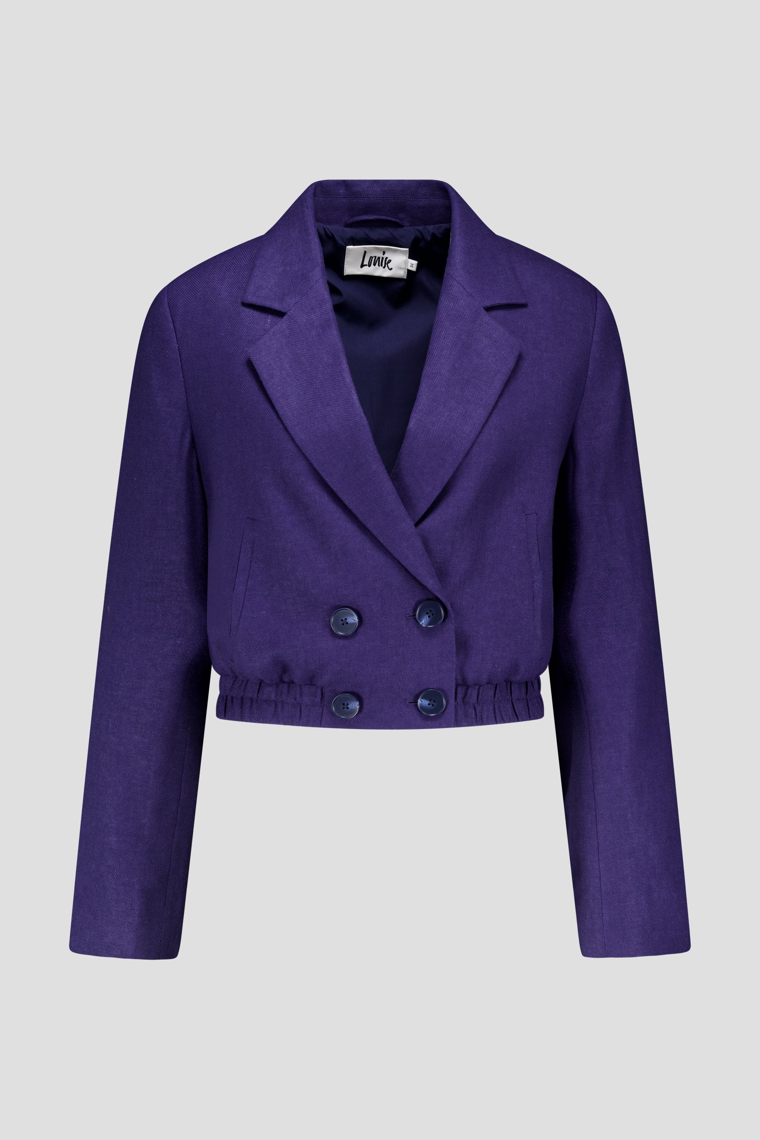 Veste courte bleu foncé de Louise pour Femmes