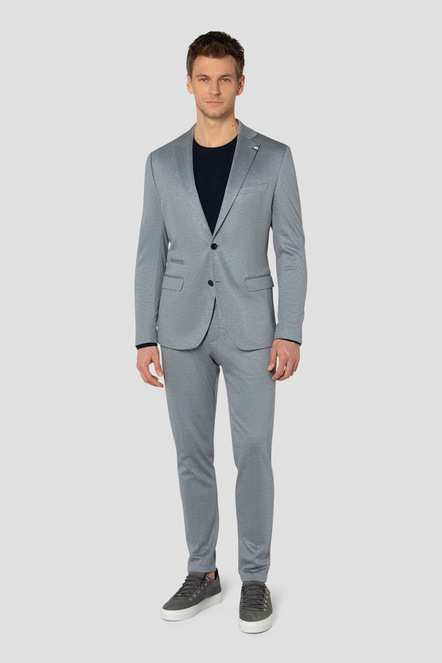 Photo produit 3 de Veste de costume bleu chiné  de Benvenuto pour Hommes