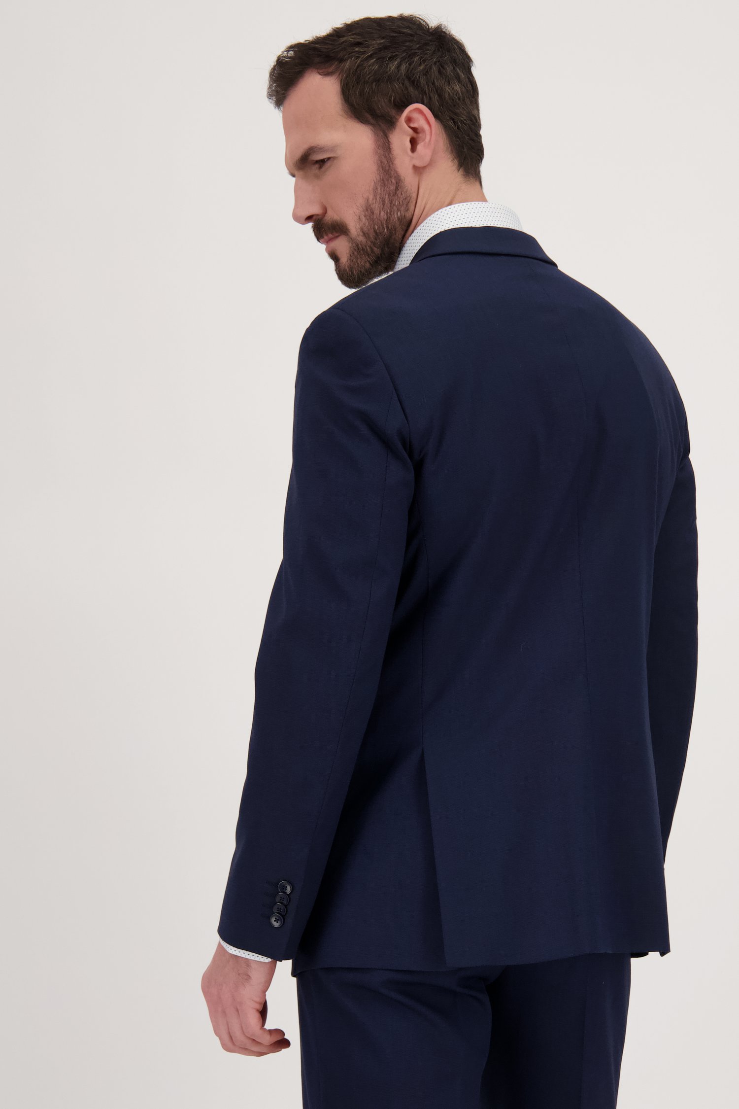 Veste de costume bleu foncé - Rit - Regurlar fit de Dansaert Black pour Hommes