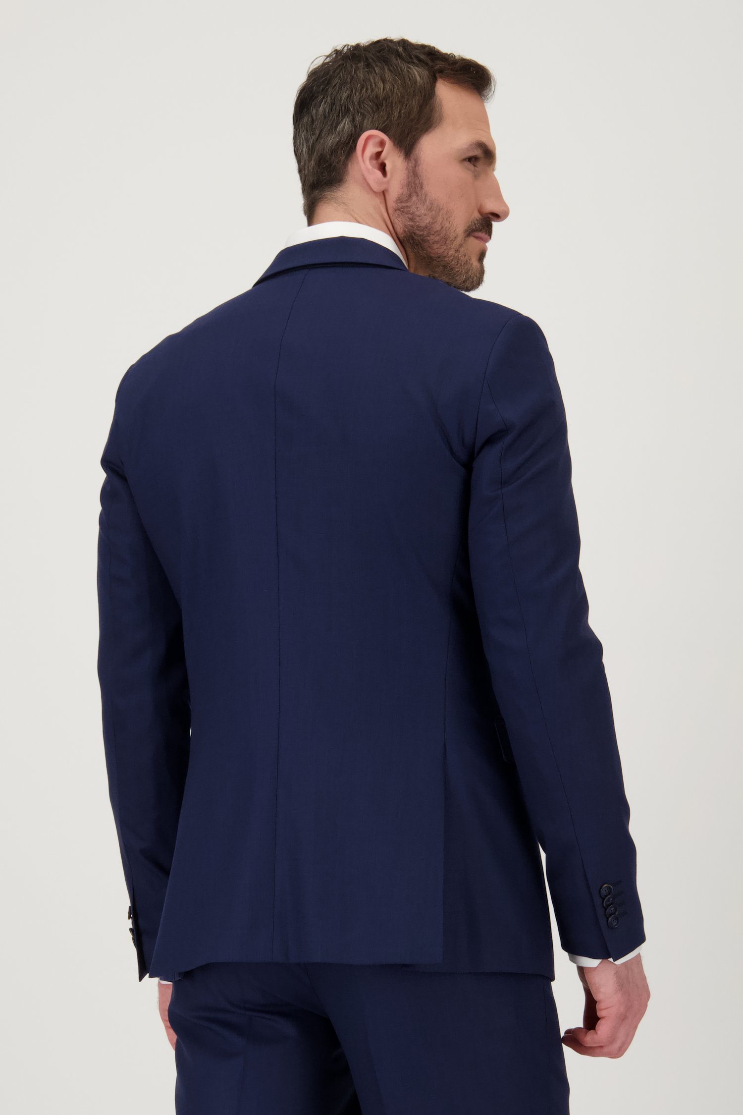 Veste de costume bleu foncé - slim fit de Dansaert Black pour Hommes