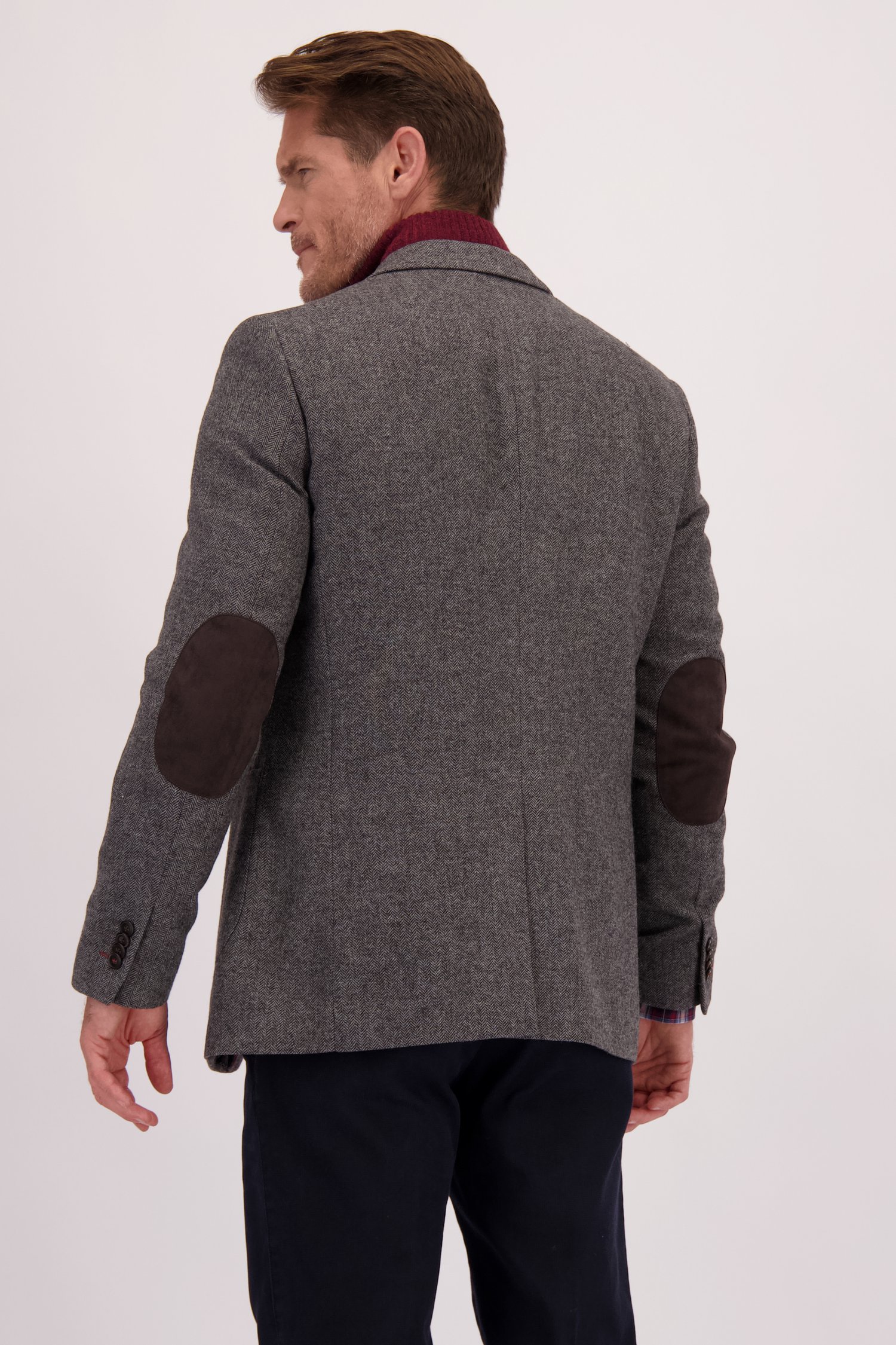 Le dos de Veste de costume gris foncé - regular fit de Dansaert Blue pour Hommes