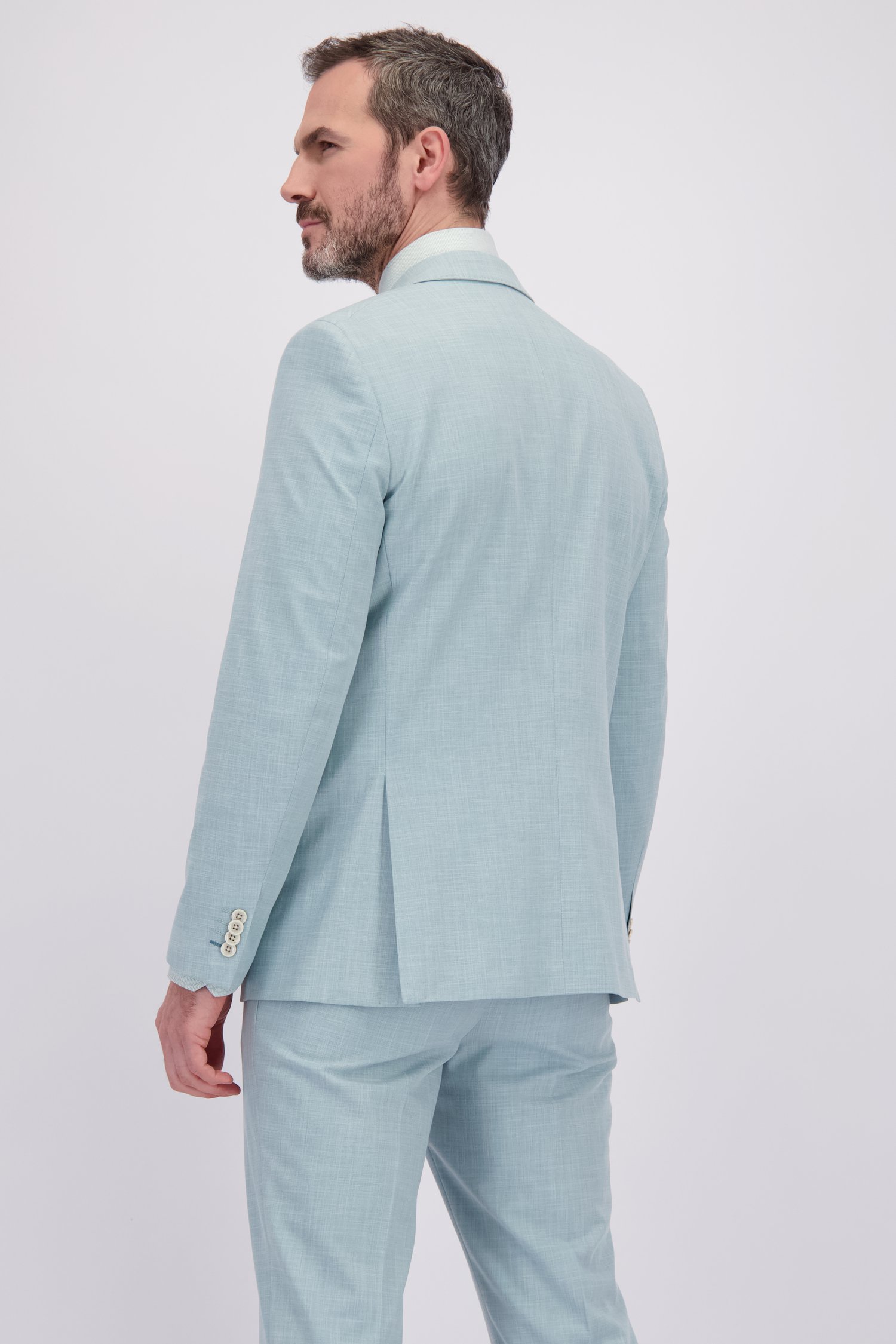 Le dos de Veste de costume vert clair - Regular fit de Dansaert Black pour Hommes