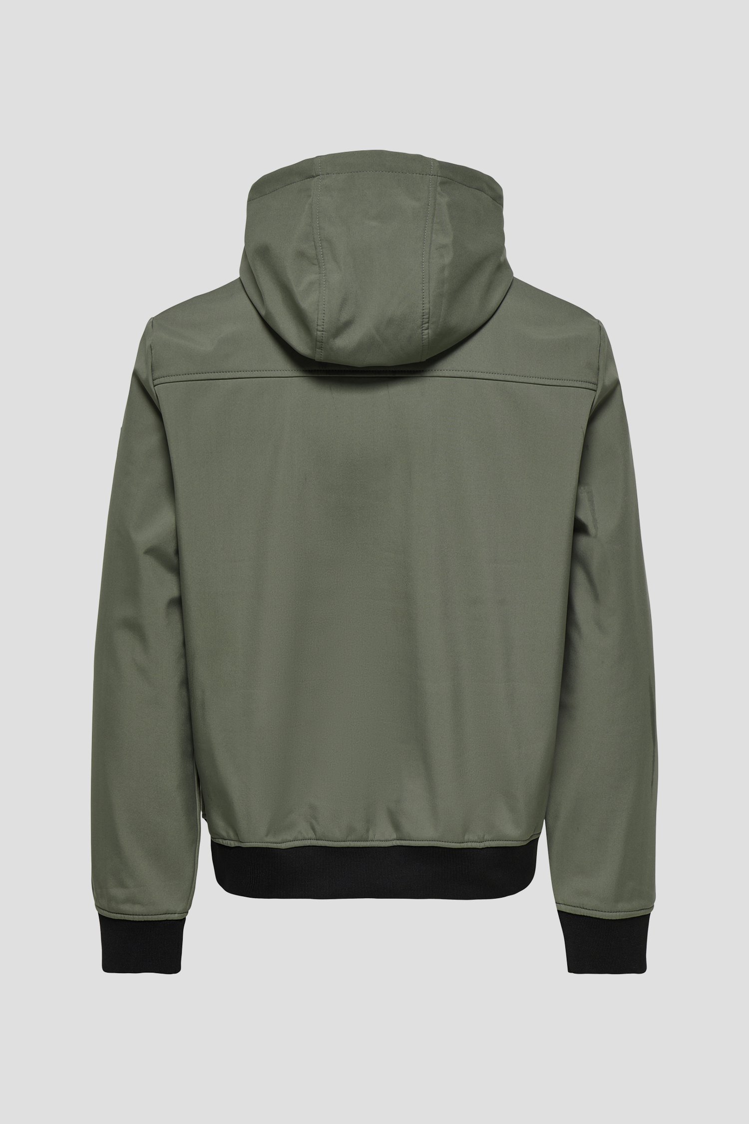 Photo produit 2 de Veste doublée kaki avec capuche de Only & Sons pour Hommes