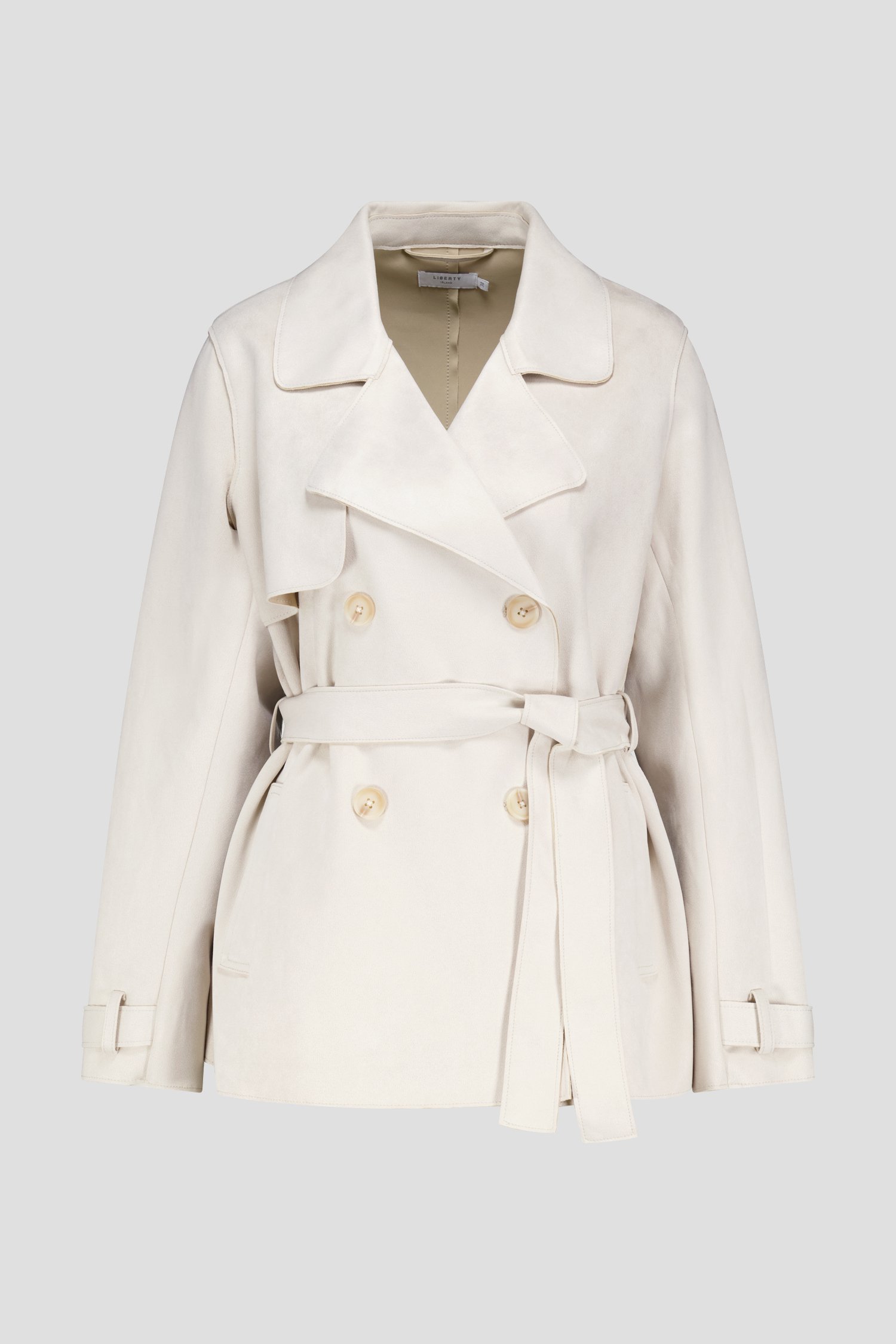 Veste écrue à l'aspect suède	 de Liberty Island pour Femmes