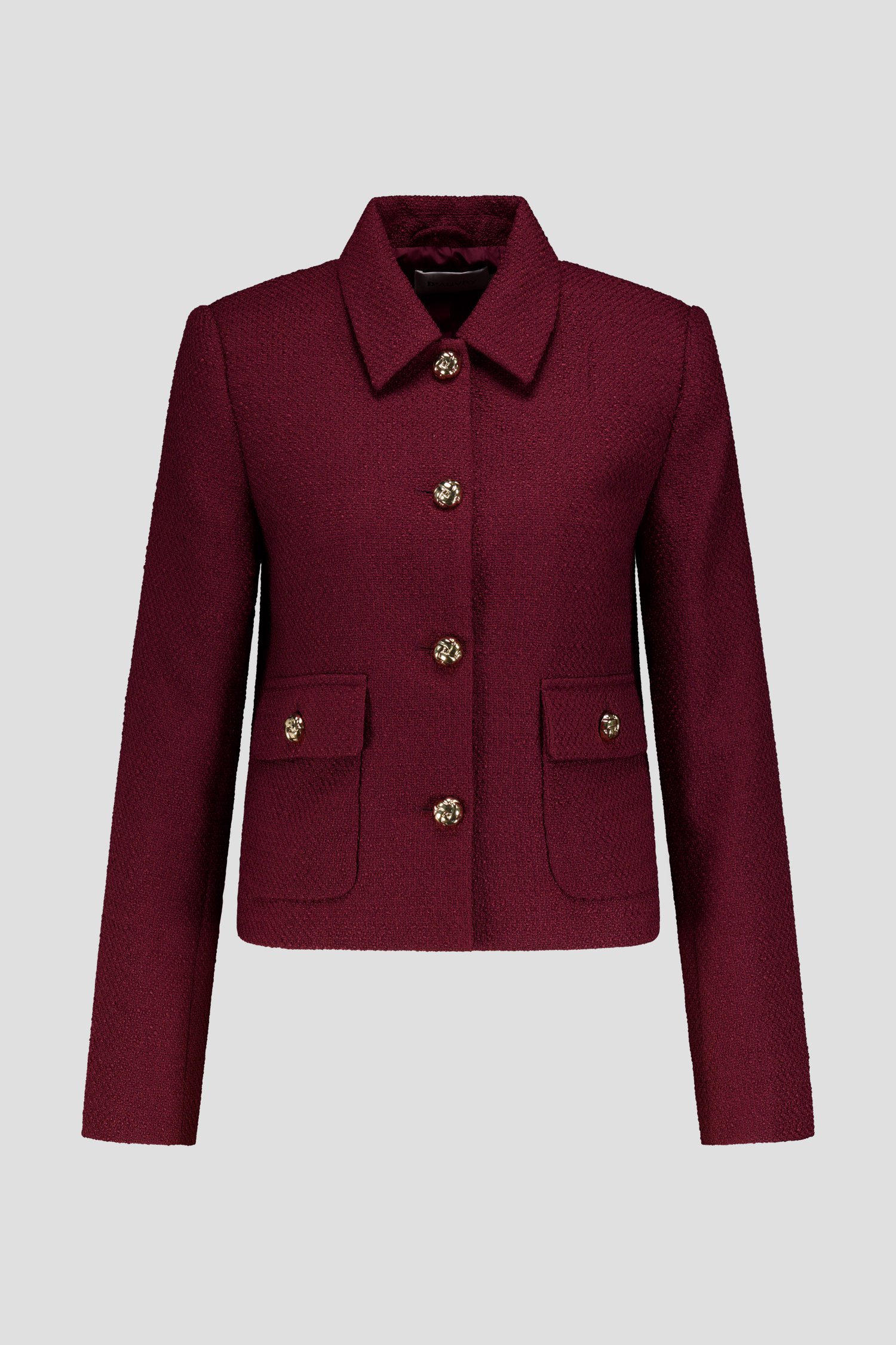 Photo produit 1 de Veste en bouclé bordeaux de D'Auvry pour Femmes