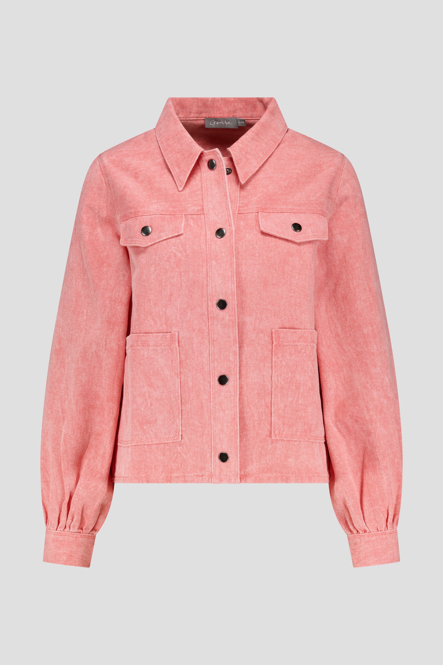 Veste en denim rose de Geisha pour Femmes