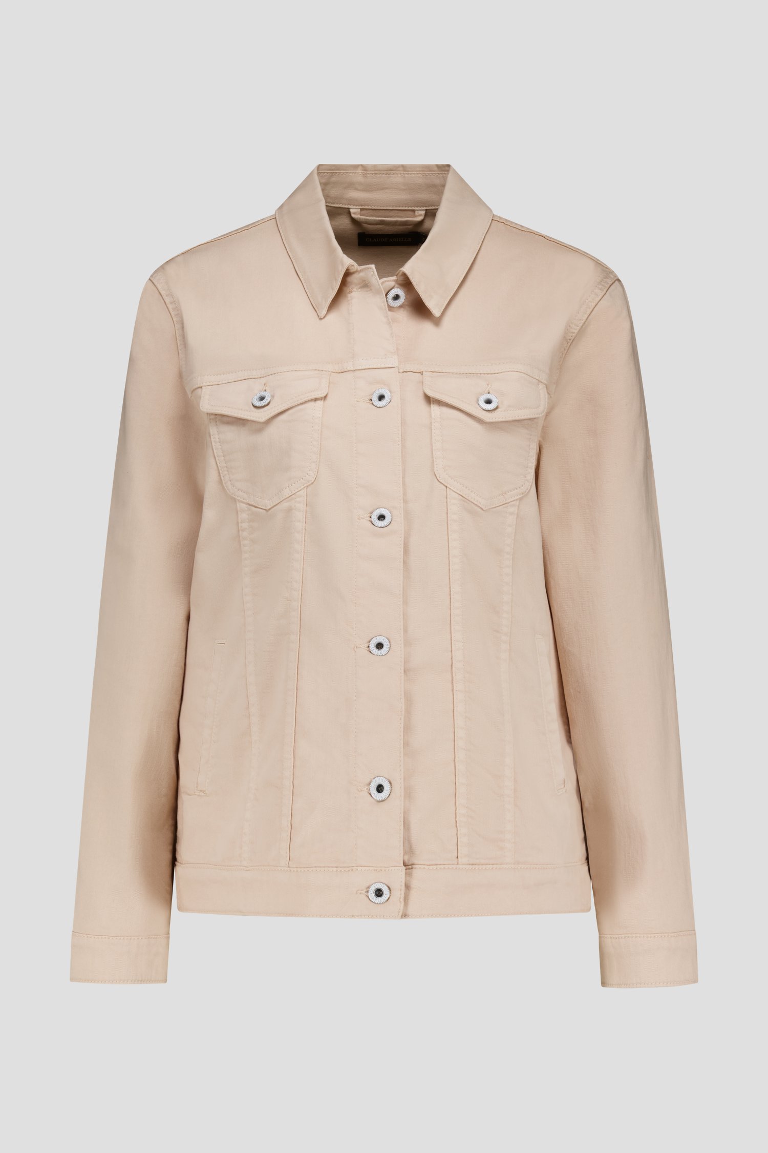 veste en jean beige de Claude Arielle pour Femmes