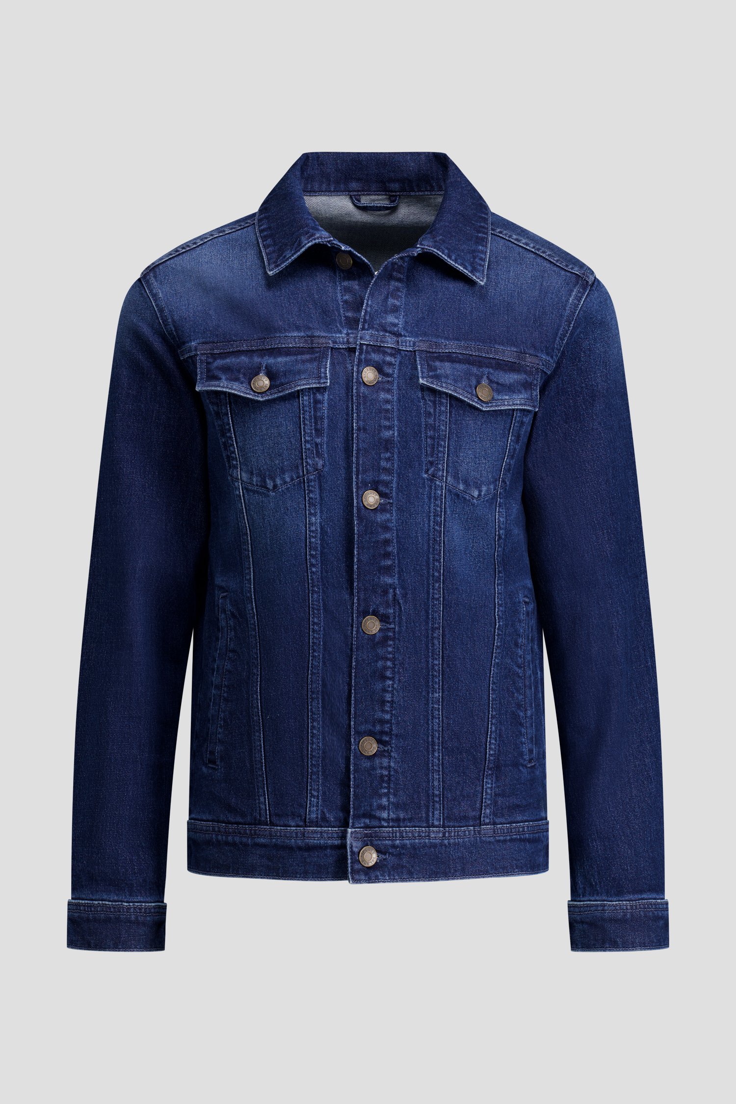 Photo produit 1 de Veste en jean bleu foncé de Liberty Island Denim pour Hommes