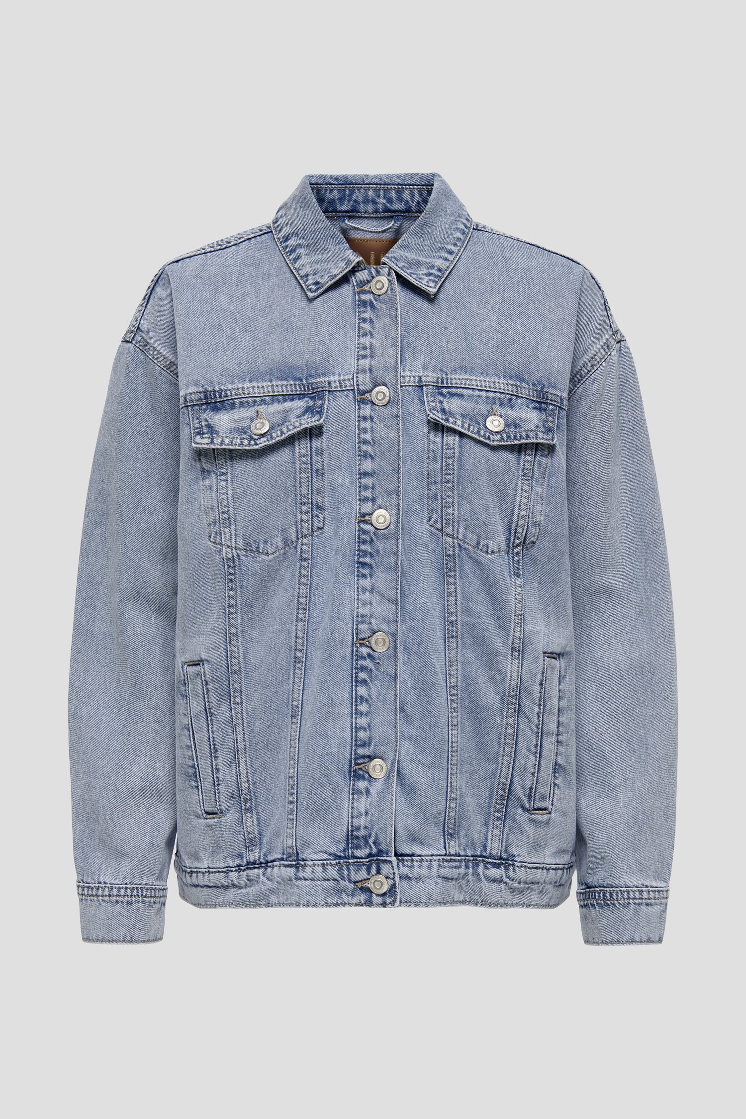 Veste en jean bleu de Only Carmakoma pour Femmes