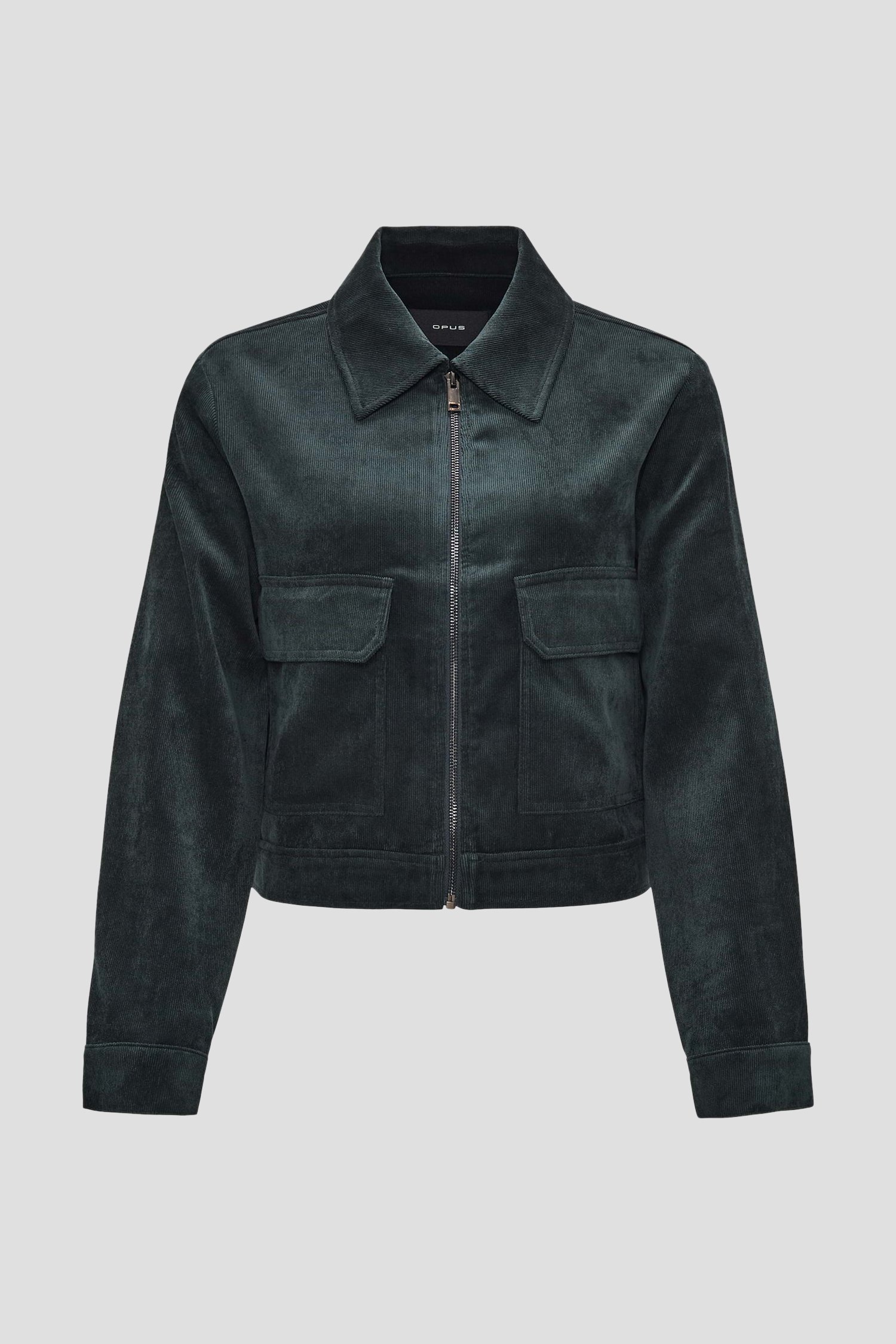 Photo produit 1 de Veste en velours côtelé vert foncé de Opus pour Femmes