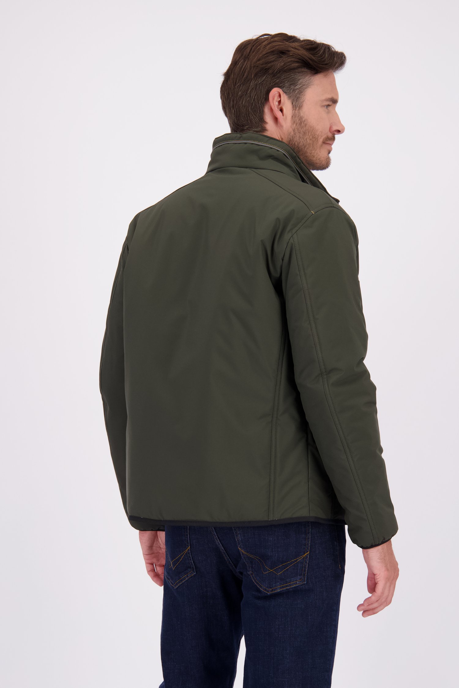 Le dos de Veste kaki à col montant de Gate One pour Hommes