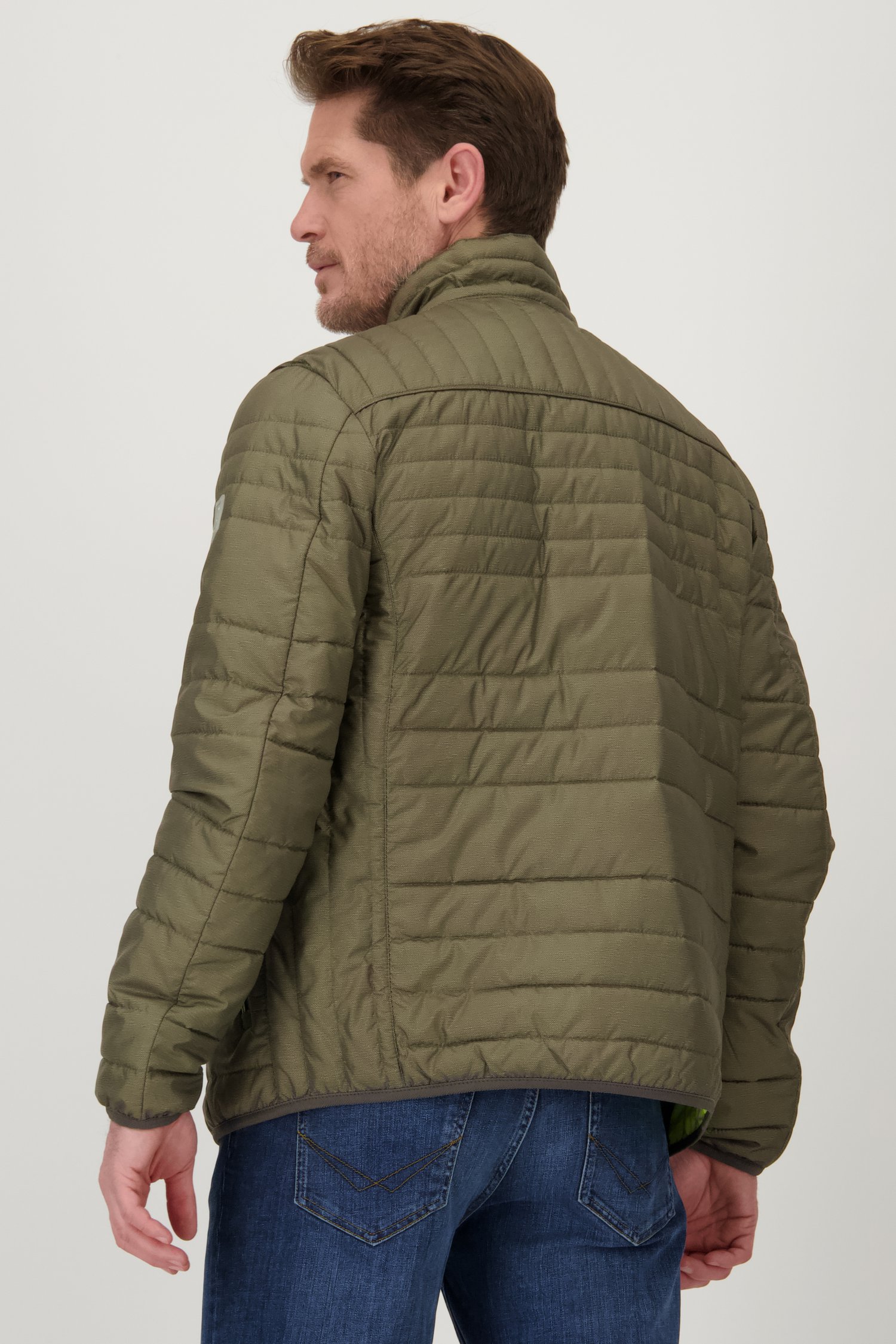 Veste kaki légèrement matelassée de Gate One pour Hommes