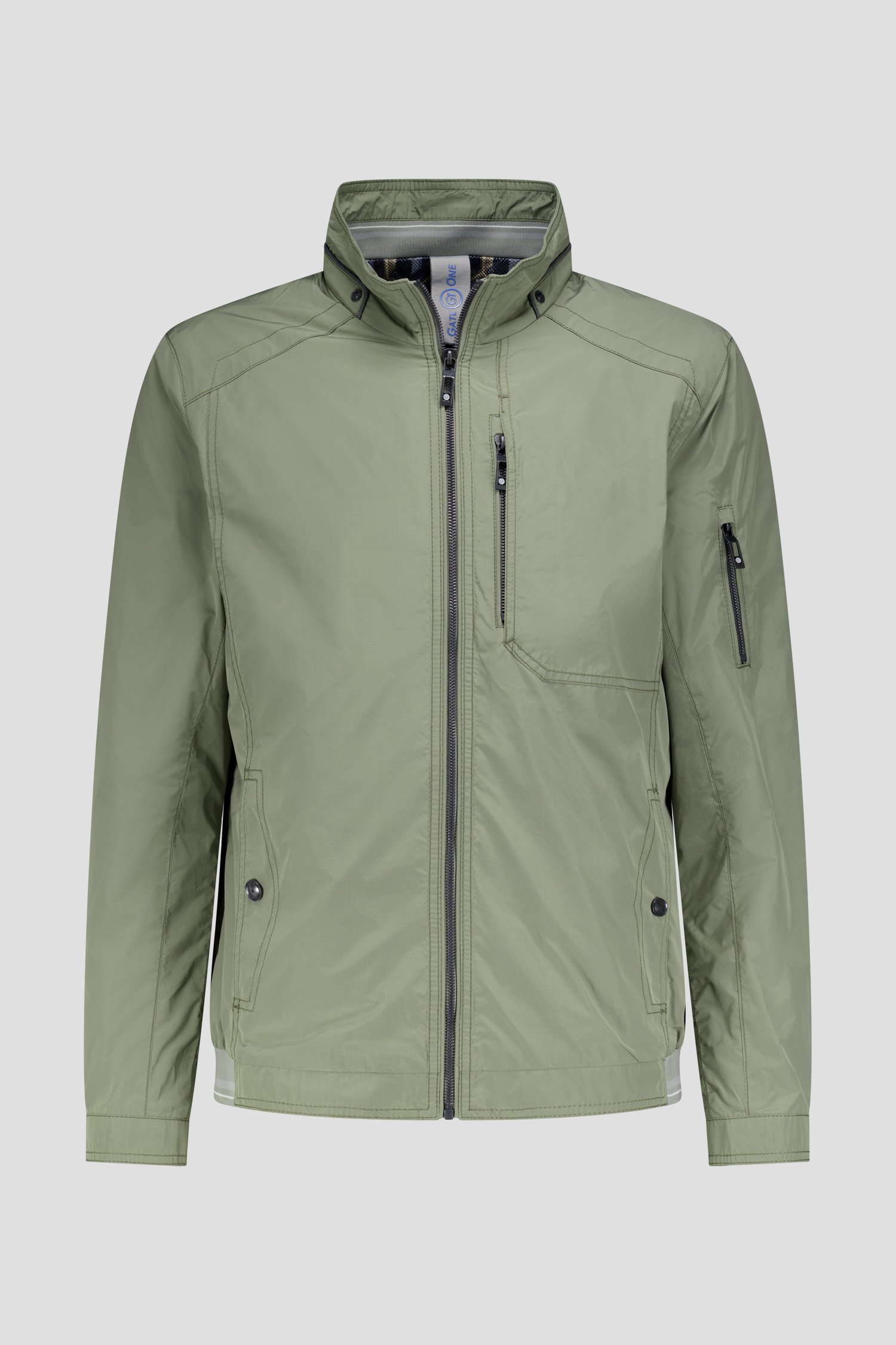 Veste kaki sans capuche de Gate One pour Hommes