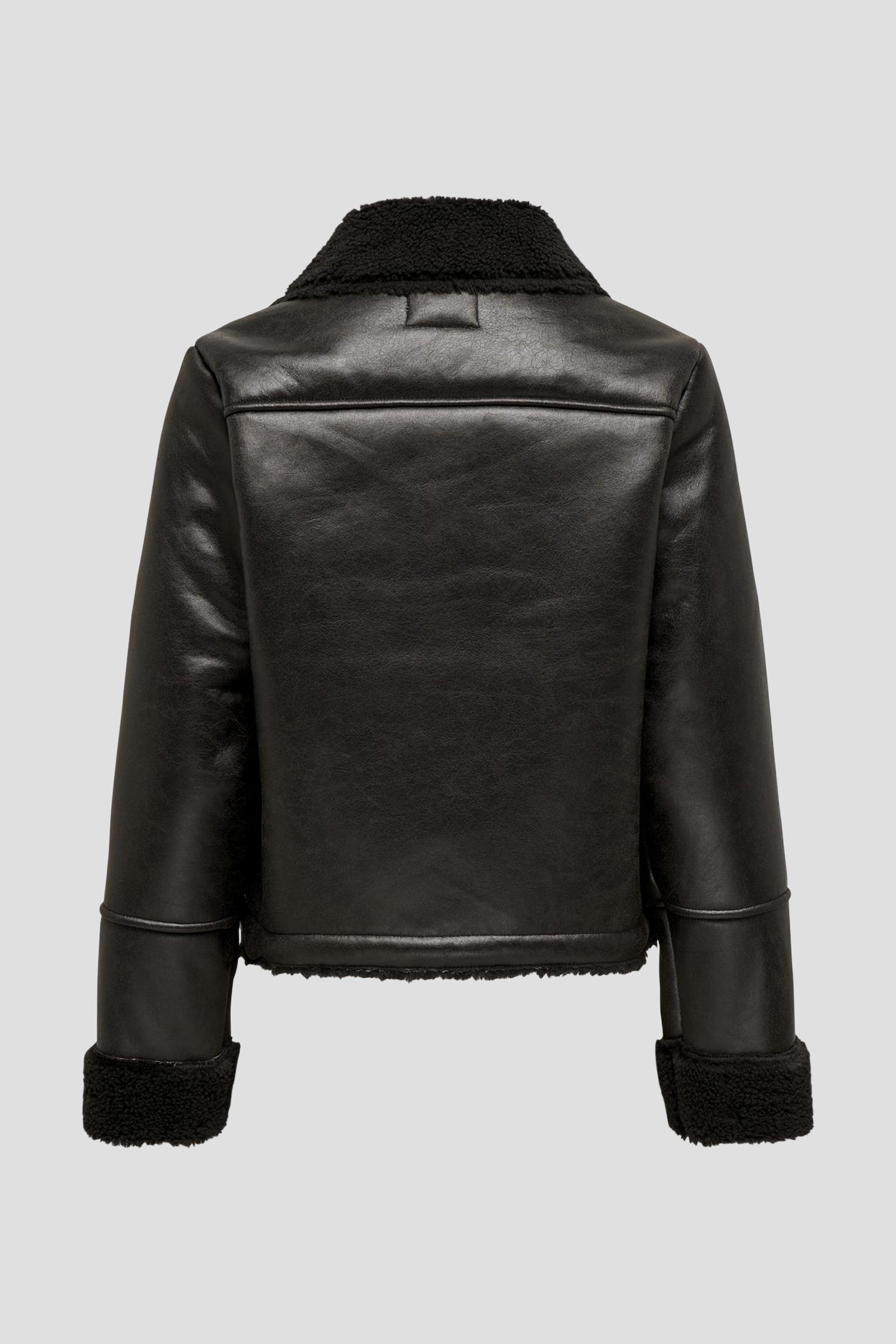 Blouson élastique en fausse fourrure Blouson élastique en fausse fourrure