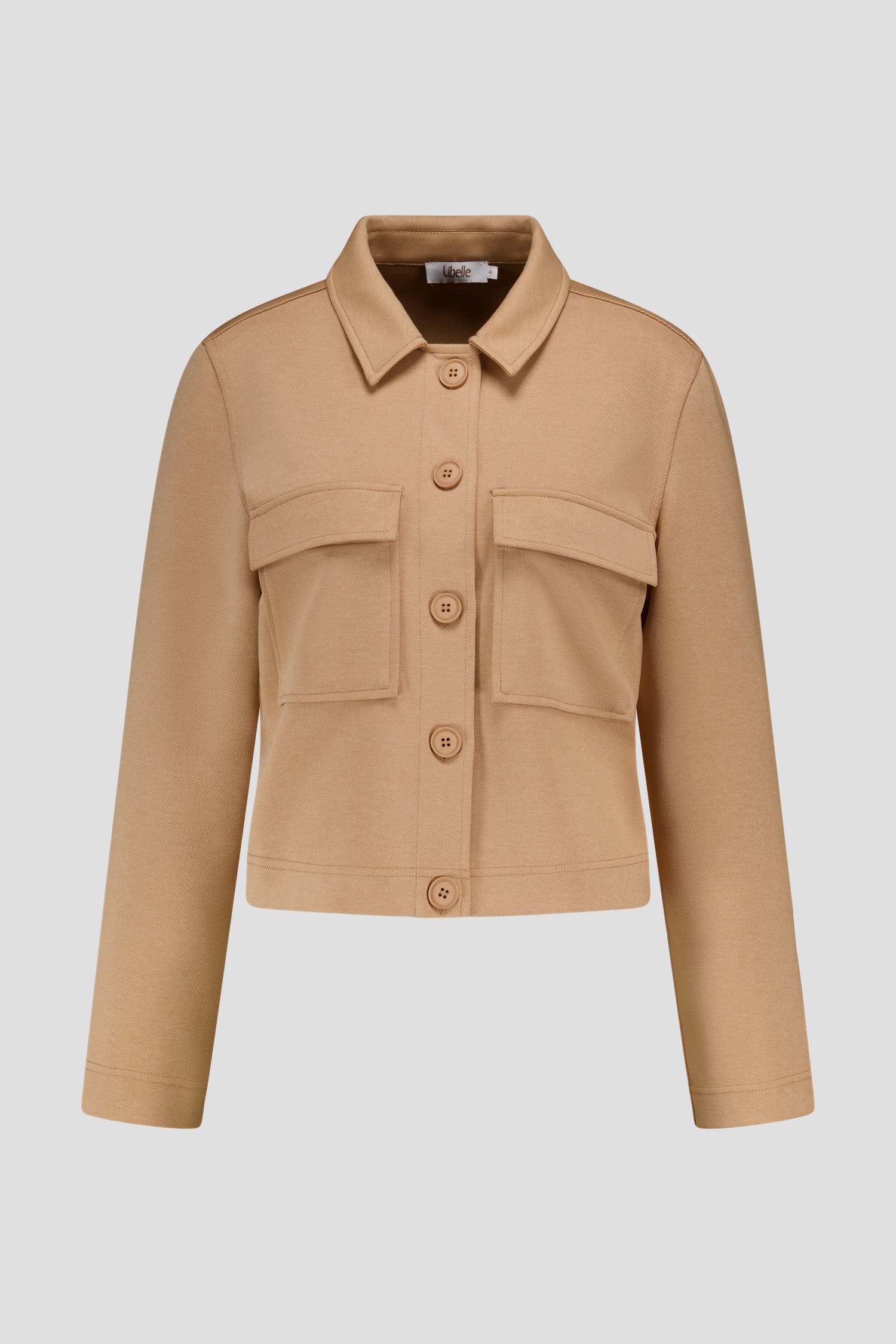 Photo produit 1 de Veste marron clair à boutons de Libelle pour Femmes