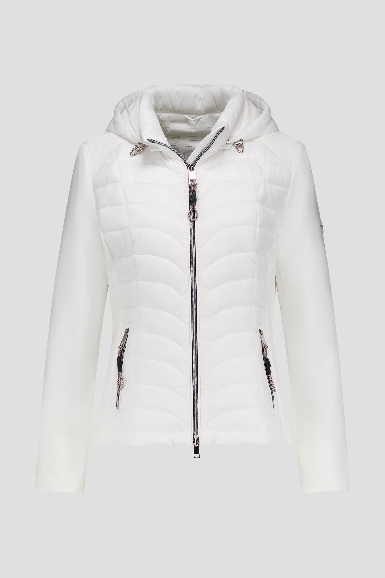 Veste matelassée blanche de Barbara Lebek pour Femmes