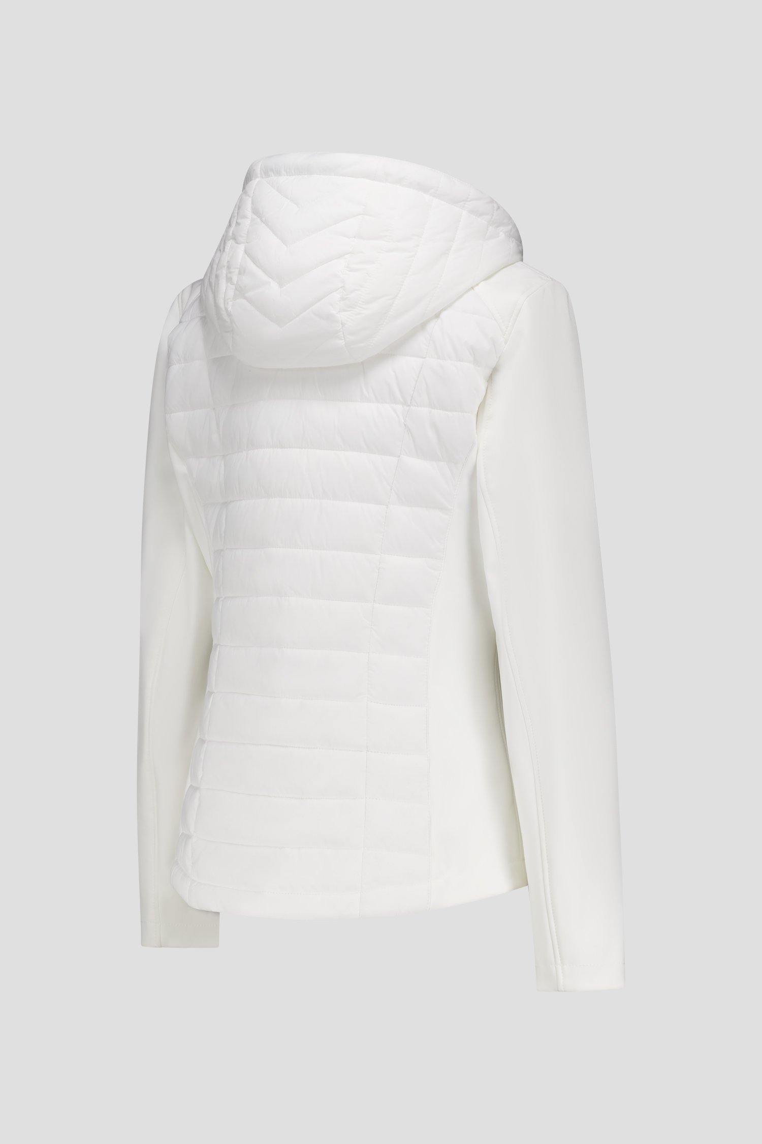Veste matelassée blanche de Barbara Lebek pour Femmes