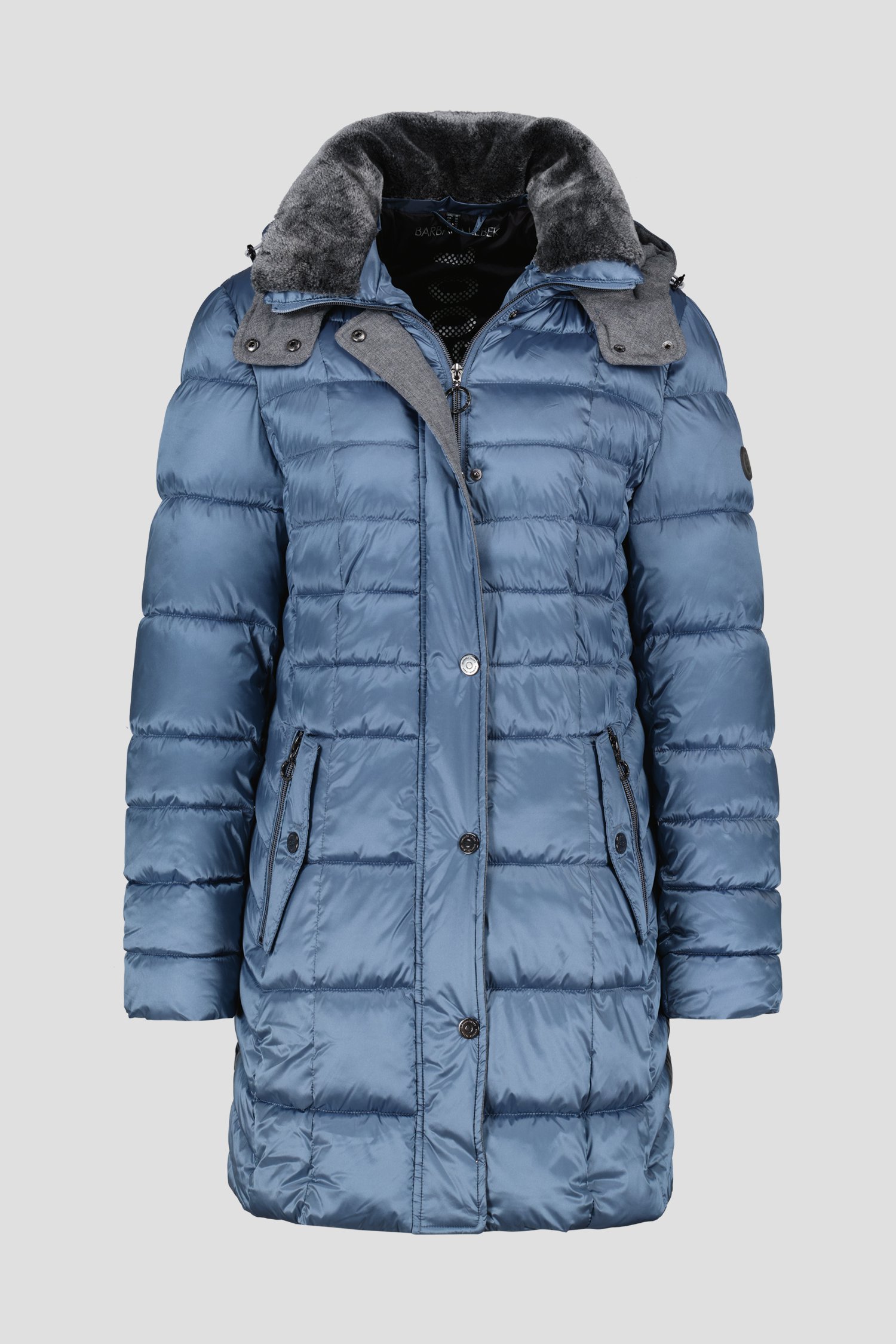 Veste matelassée bleu clair de Barbara Lebek pour Femmes