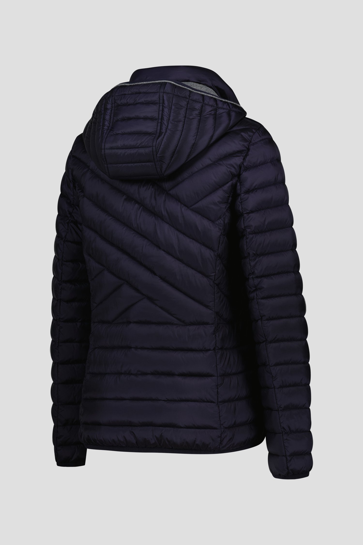 Veste matelassée bleu foncé de Barbara Lebek pour Femmes