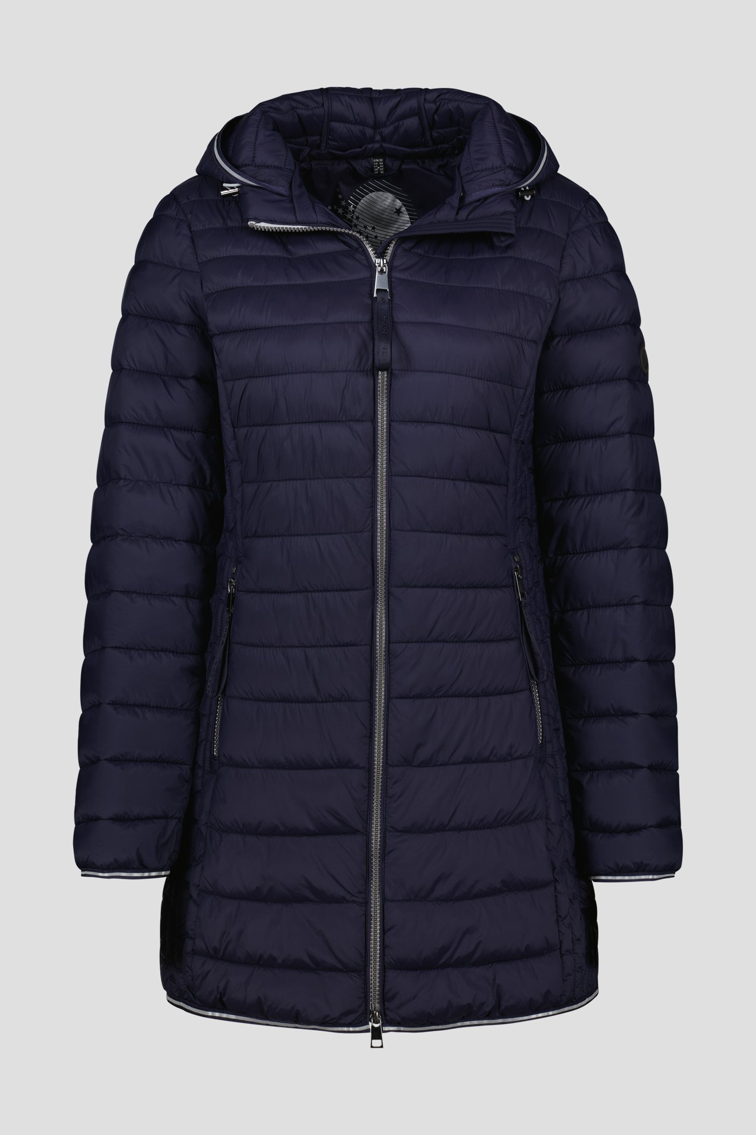 Veste matelassée bleu foncé de Barbara Lebek pour Femmes