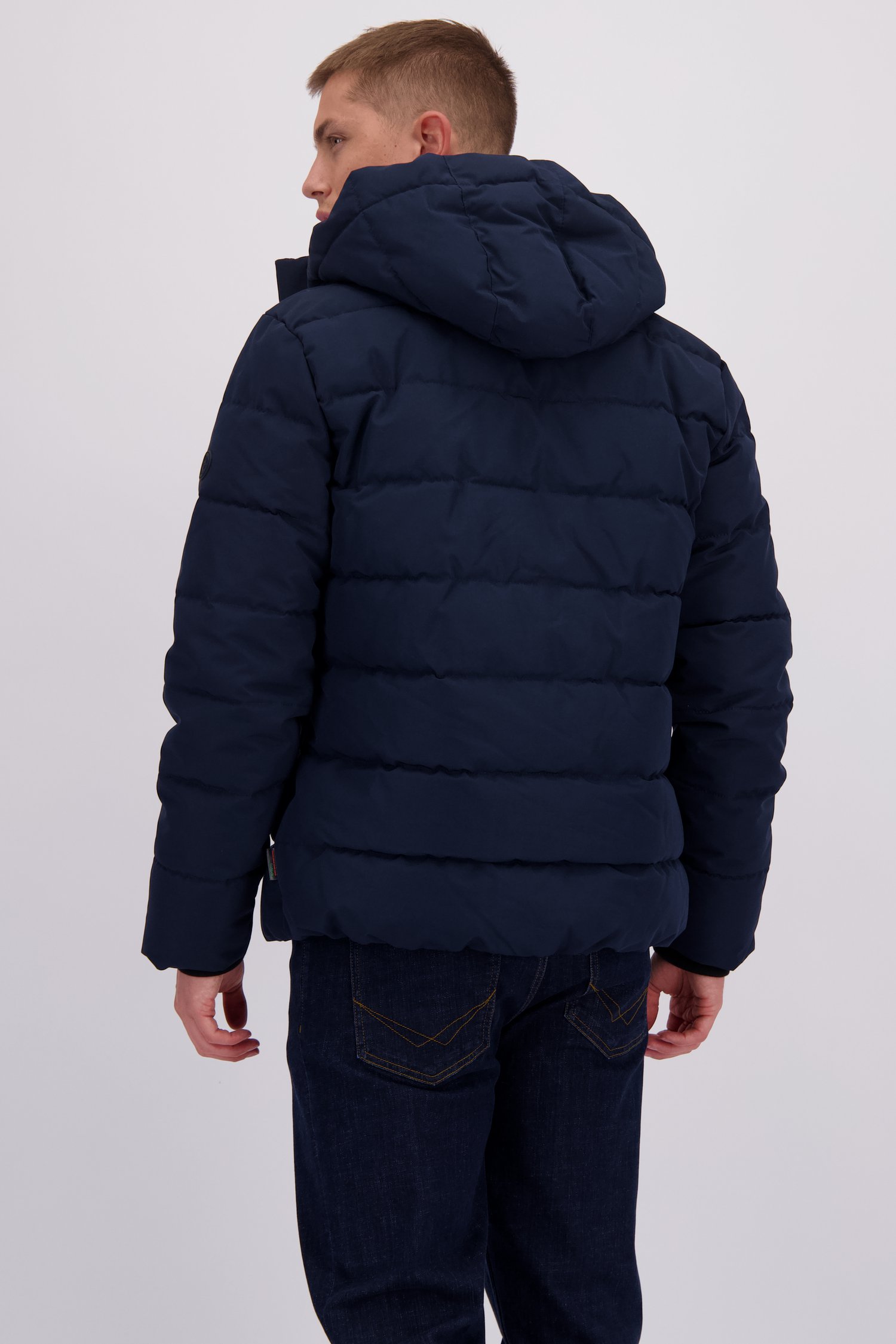 Le dos de Veste matelassée bleu foncé de Only & Sons pour Hommes