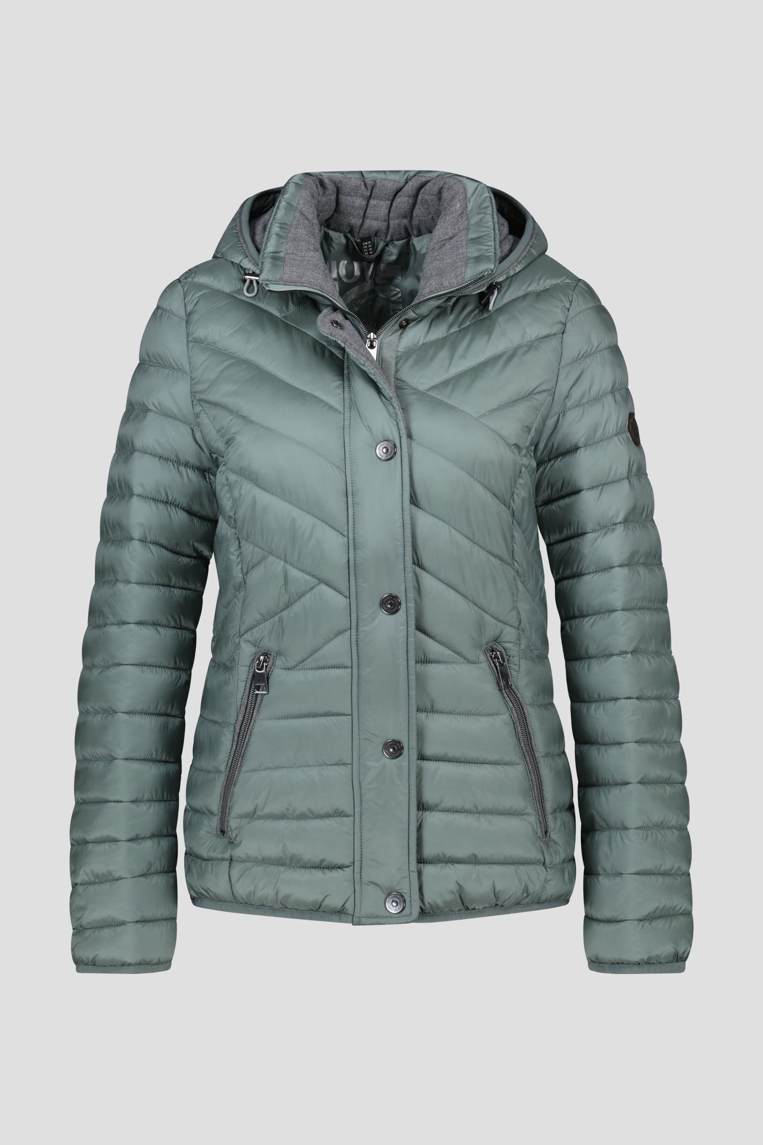 Veste matelassée vert menthe de Barbara Lebek pour Femmes