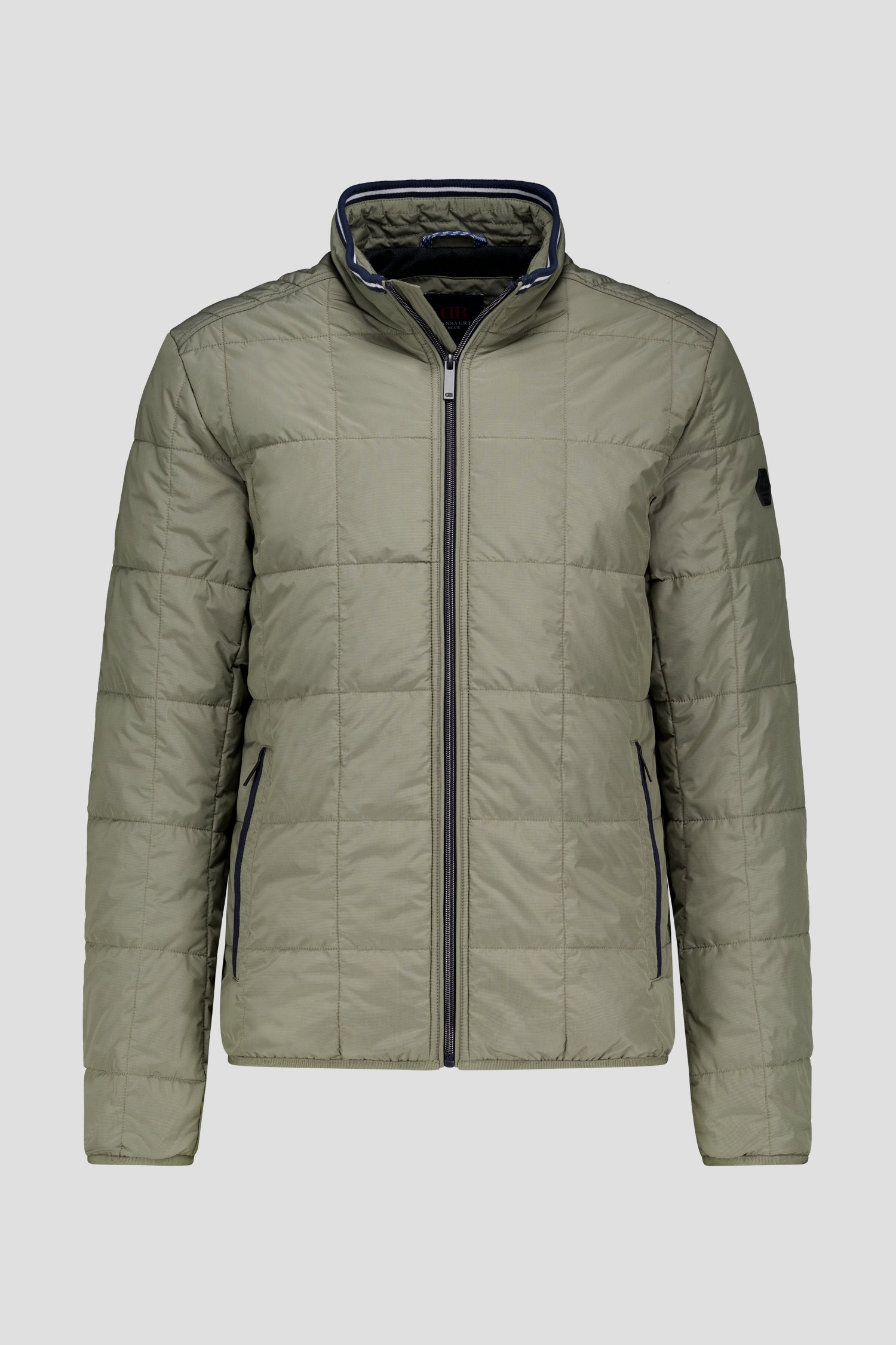 Veste matelassée vert olive de Dansaert Blue pour Hommes