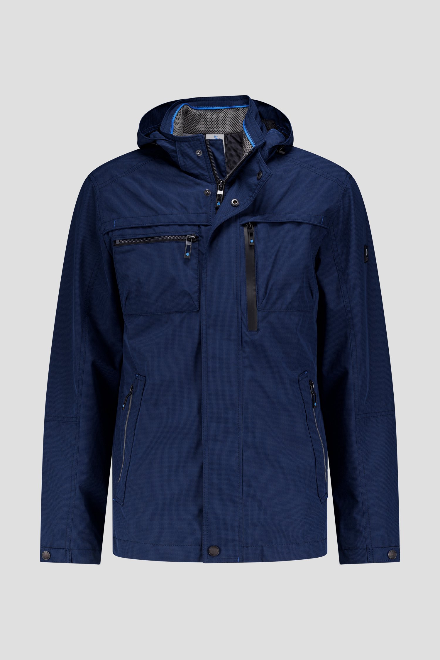 Veste navy avec capuche amovible de Gate One pour Hommes