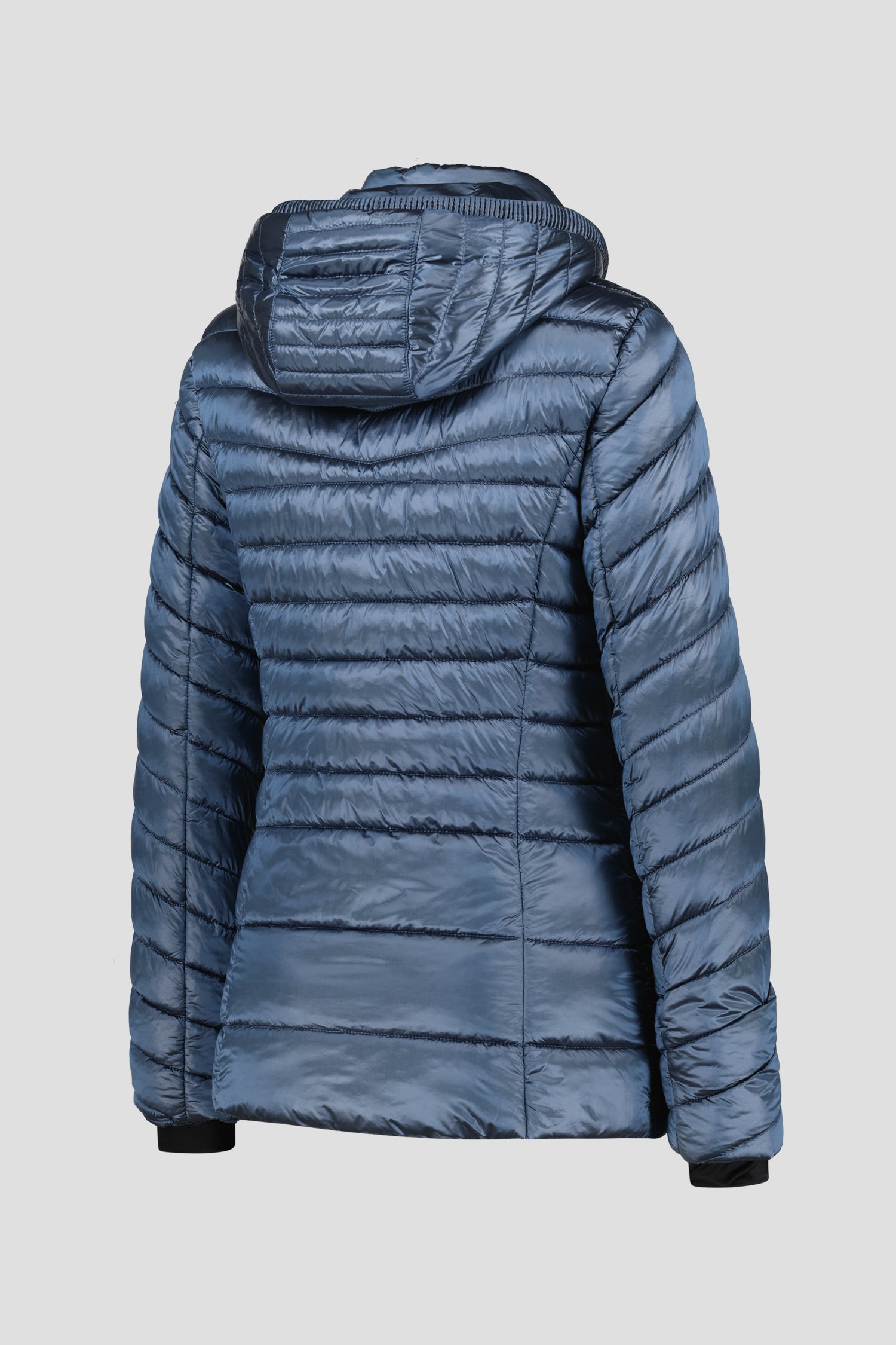 Veste polaire matelassée bleue de Barbara Lebek pour Femmes