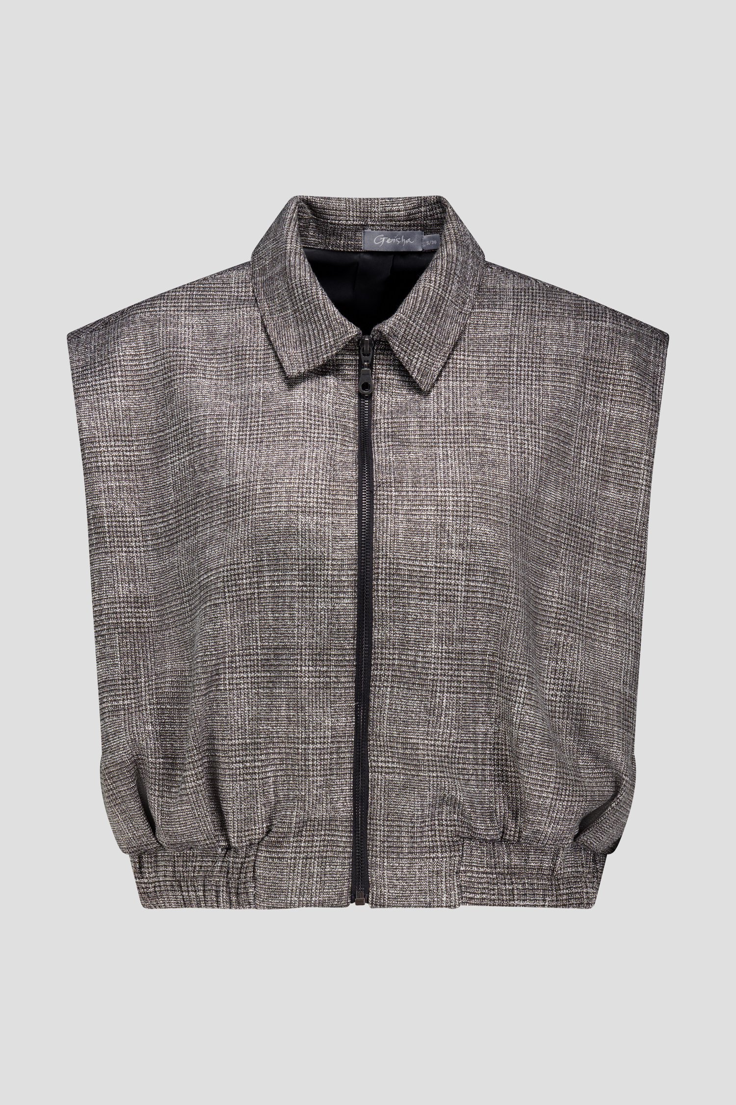 Photo produit 1 de Veste sans manches grise de Geisha pour Femmes