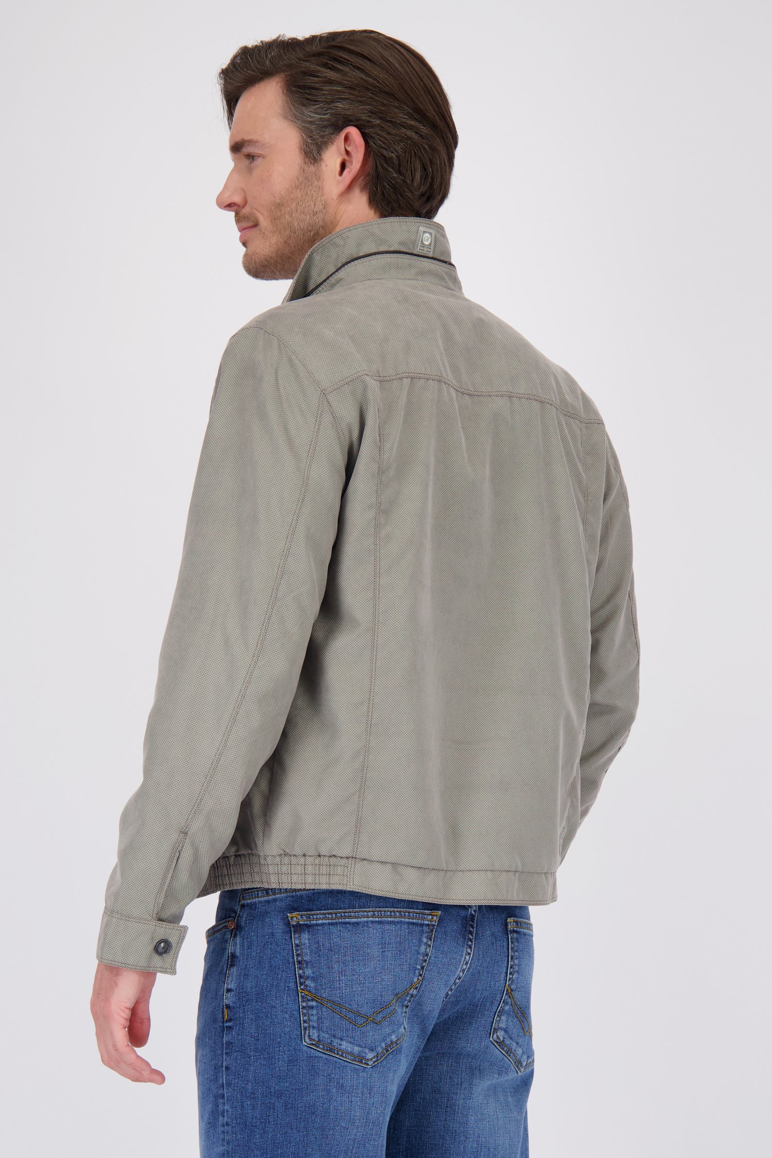 Veste taupe sans capuche de Gate One pour Hommes