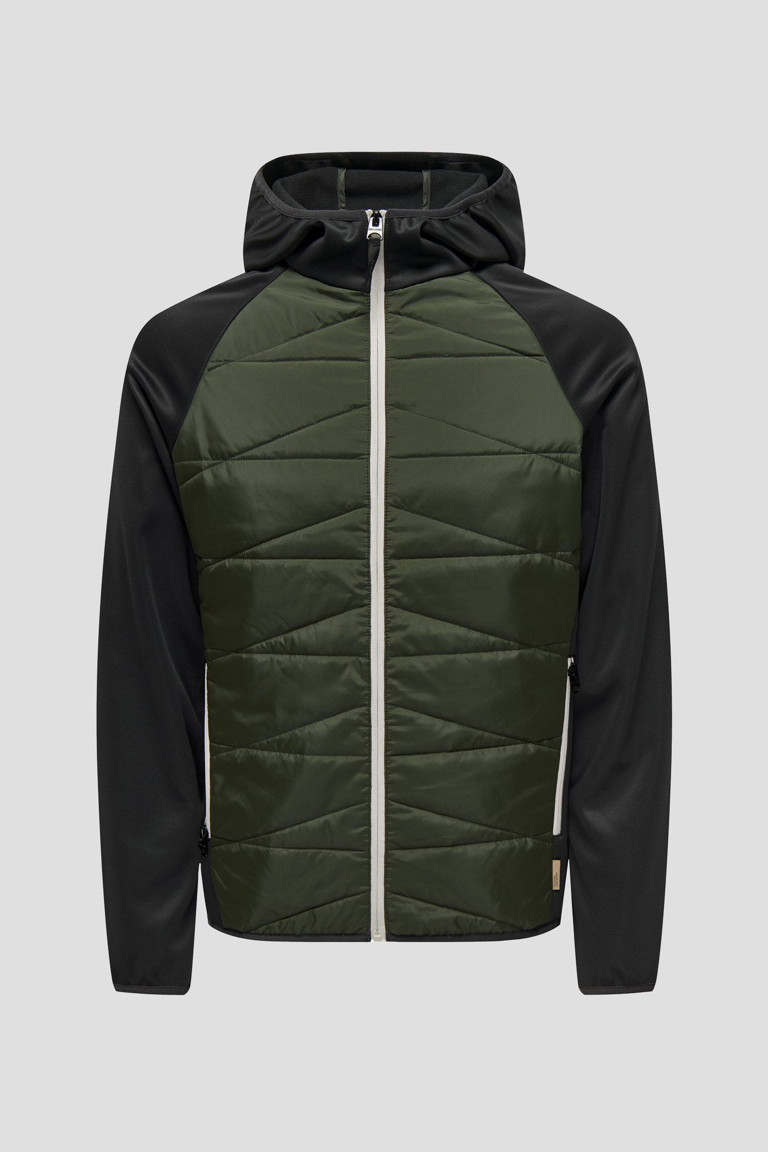 Veste vert foncé à manches noires de ONLY & SONS pour Hommes