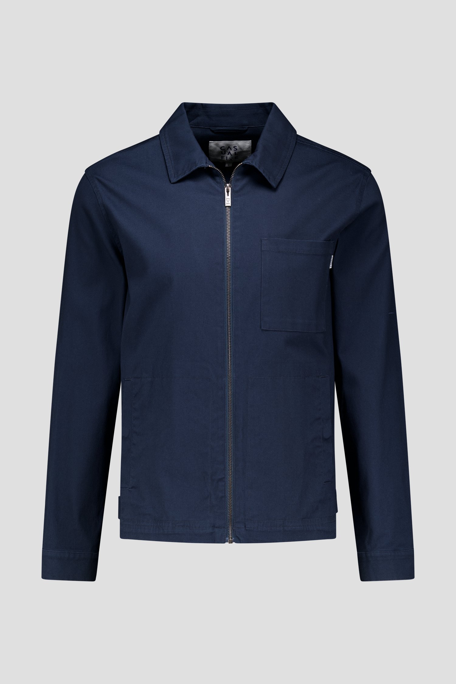 Veste zippée bleu foncé de Casual Five pour Hommes
