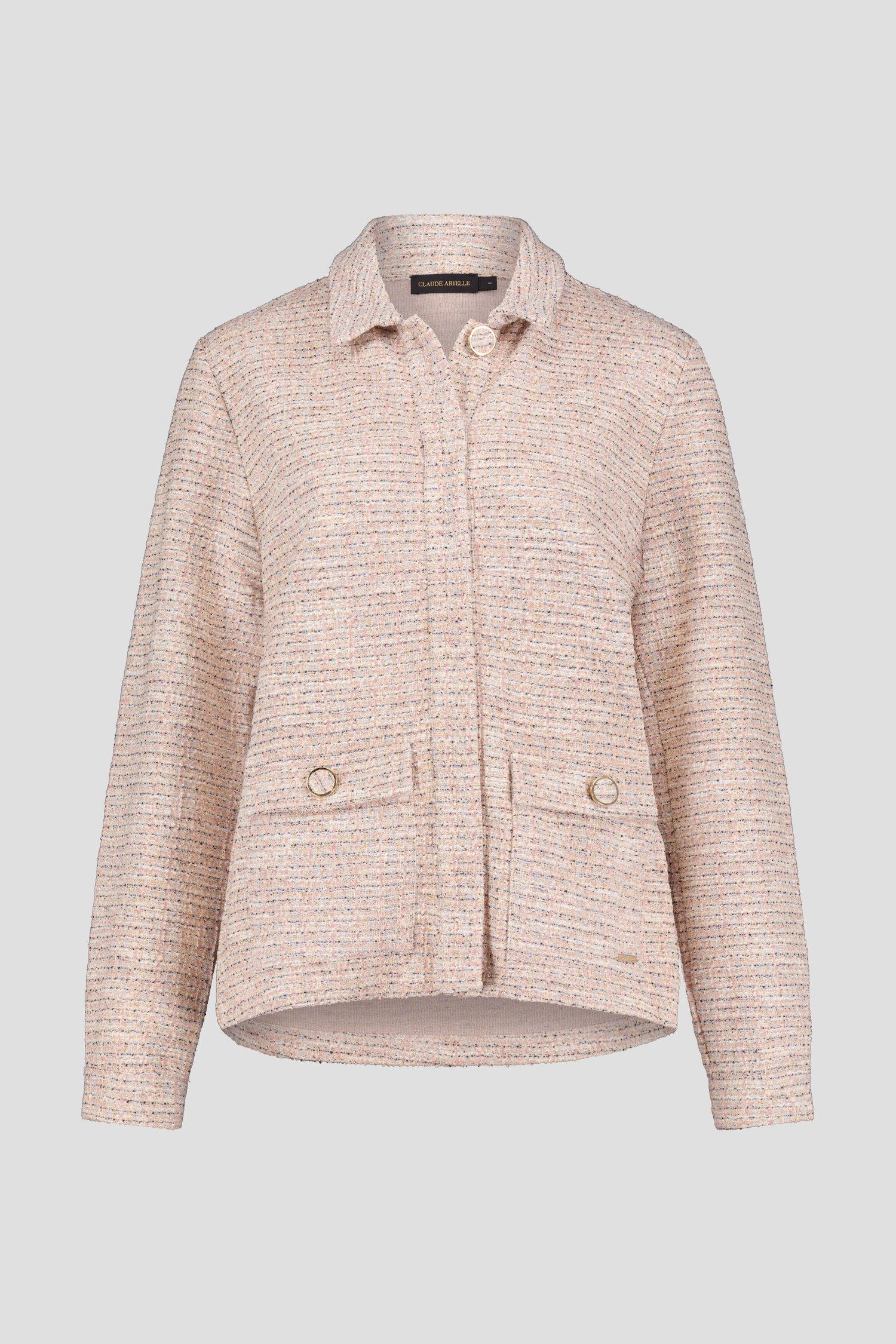 Vestje in pastel bouclé van Claude Arielle voor Dames