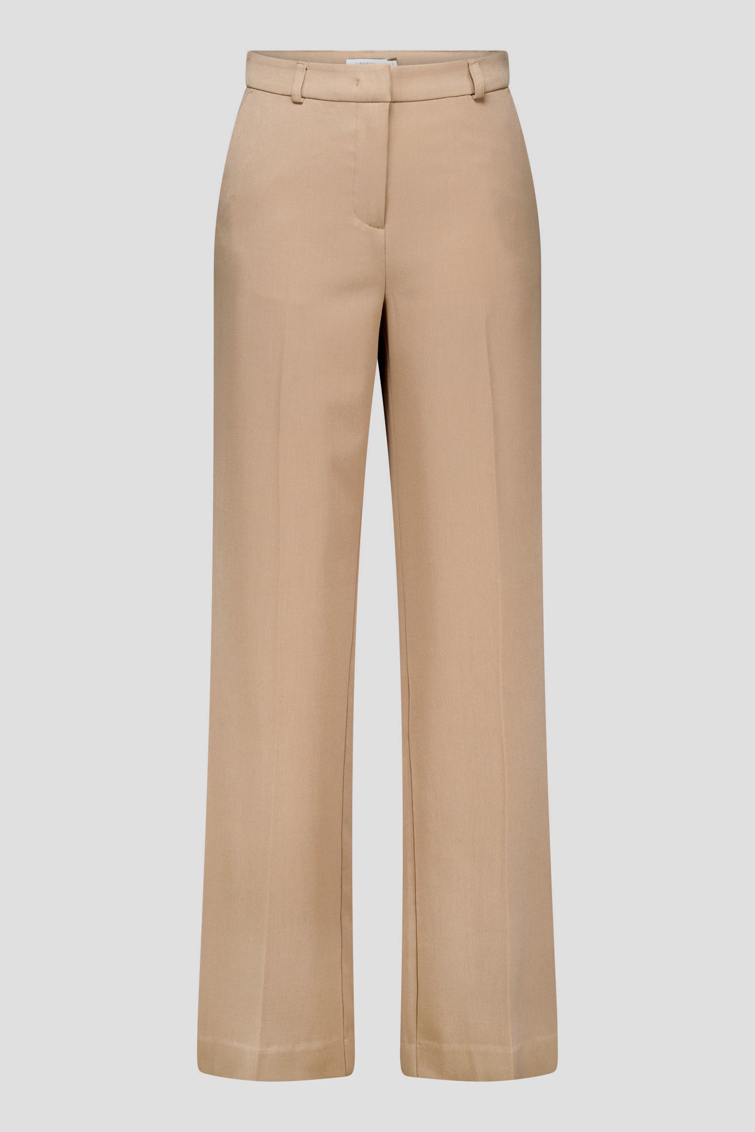 Wijde beige broek van Liberty Island voor Dames