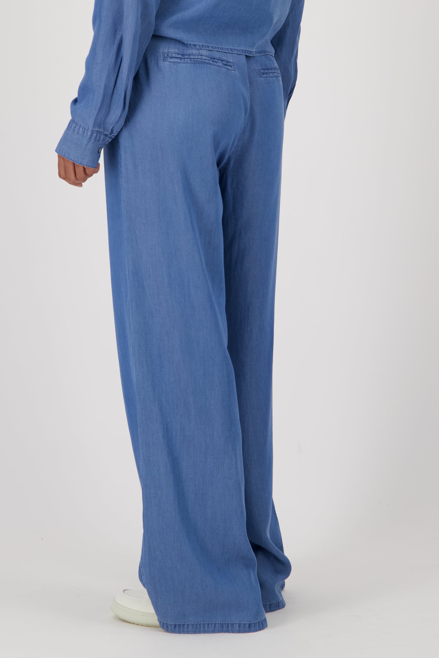 Wijde blauwe broek met jeanslook van JDY voor Dames