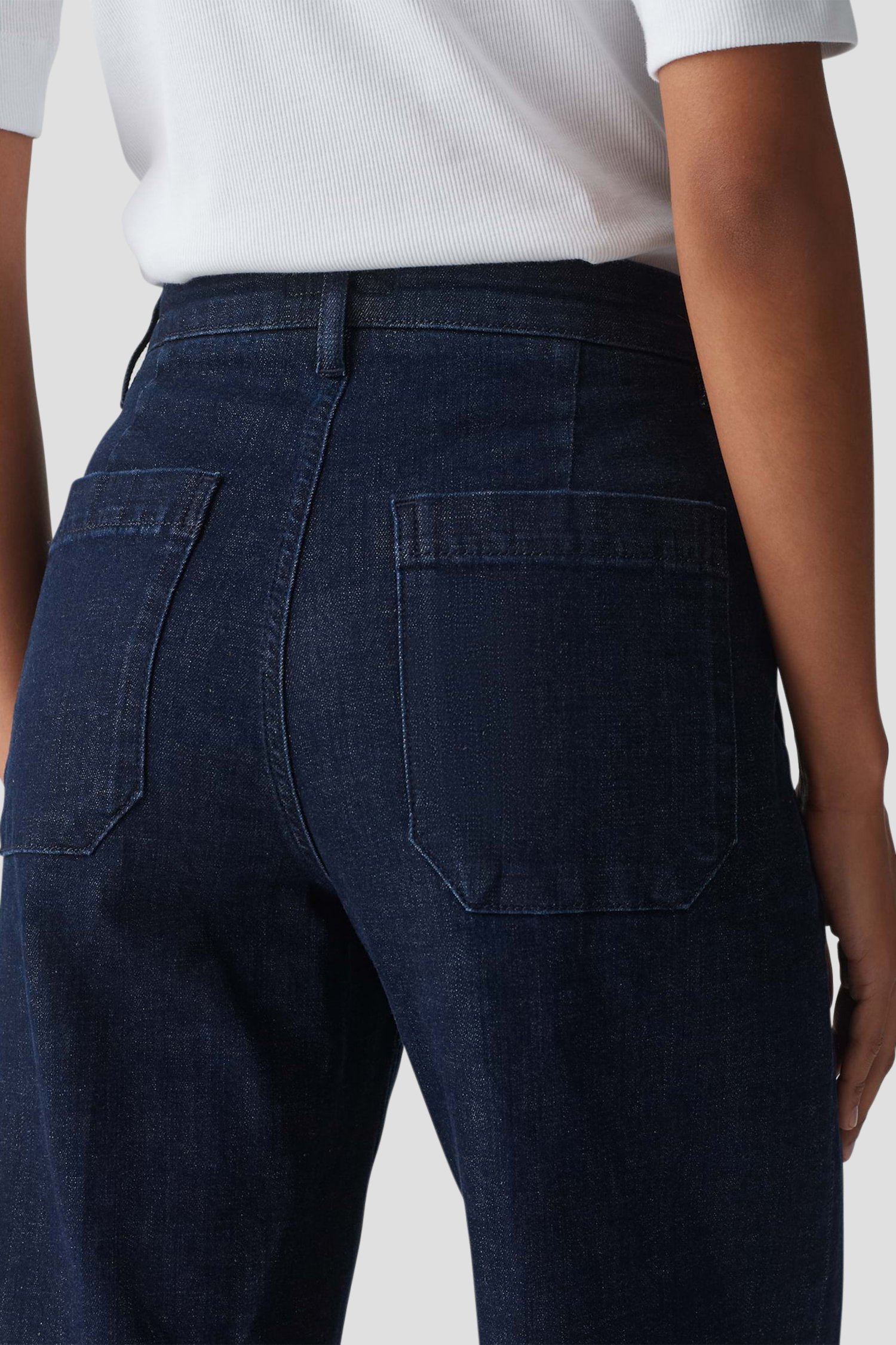 Wijde donkerblauwe jeans van Opus voor Dames