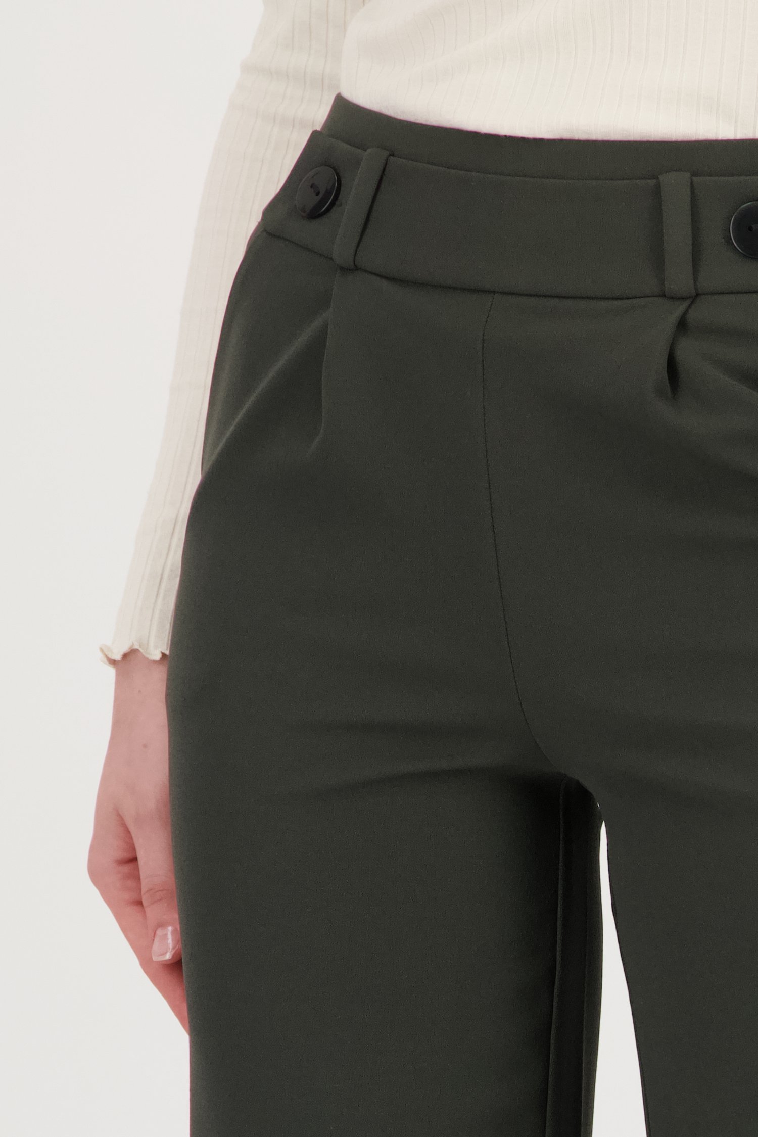 Wijde kaki broek van JDY voor Dames