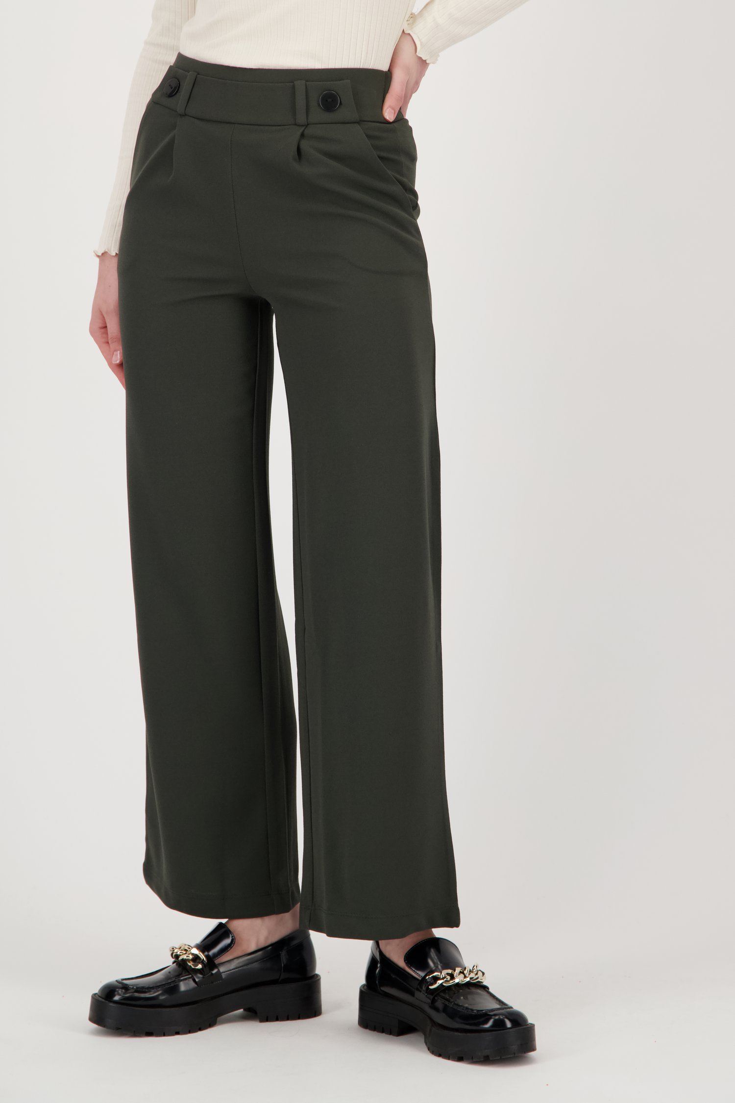 Wijde kaki broek van JDY voor Dames