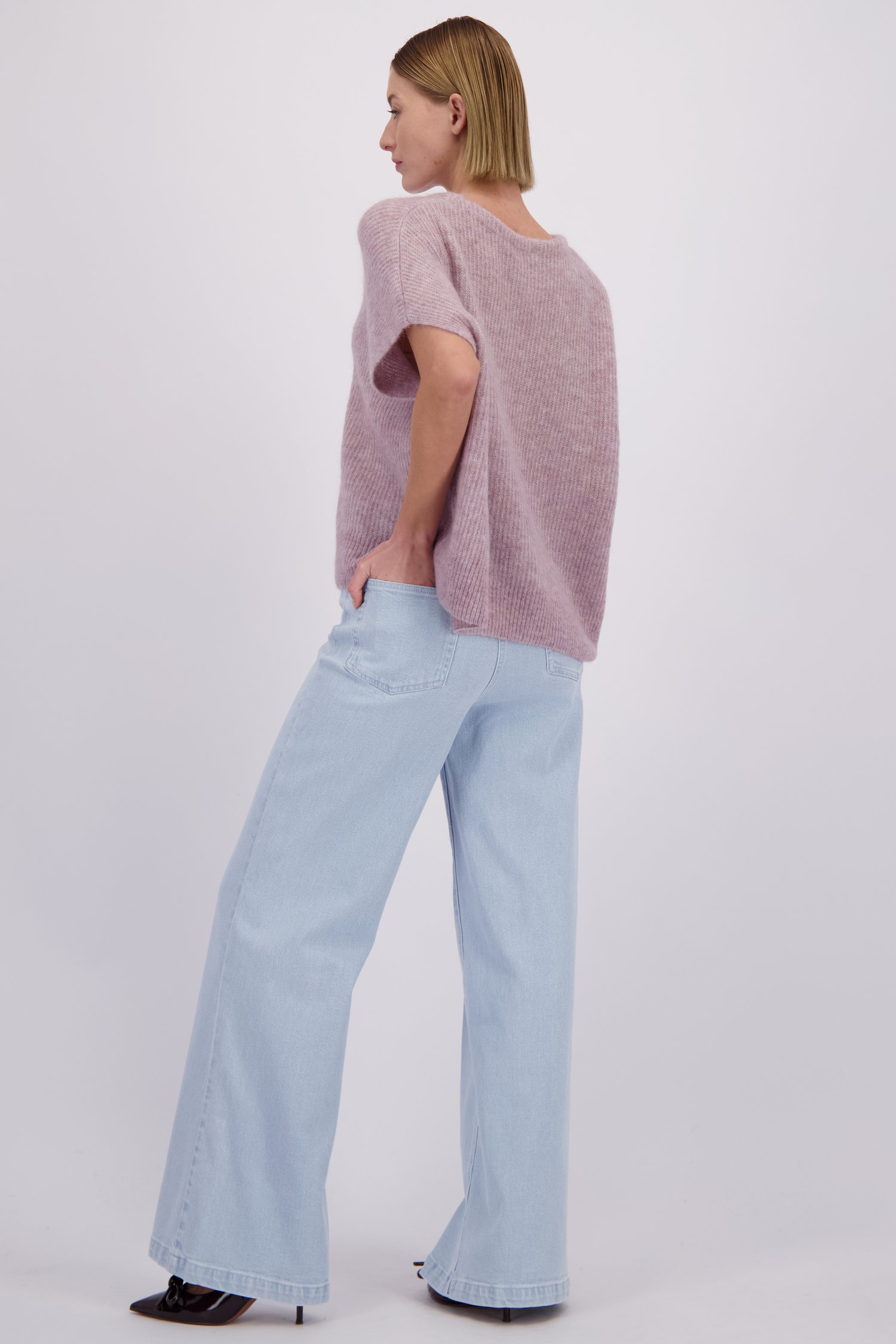 Extra foto 2 van Wijde lichtblauwe jeans  door D'Auvry voor Dames